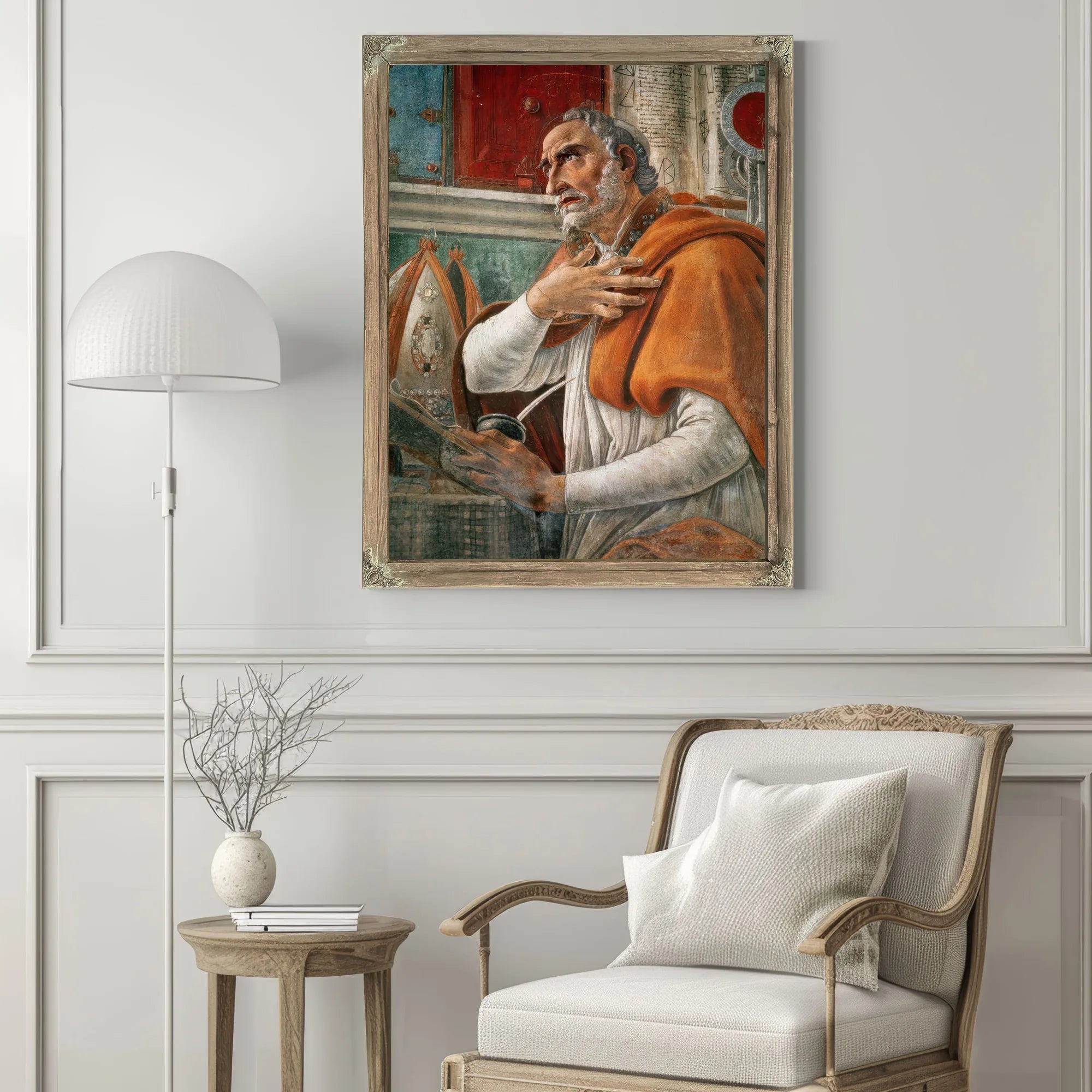St. Augustine In His Cell By Sandro Botticelli Fine Art Print