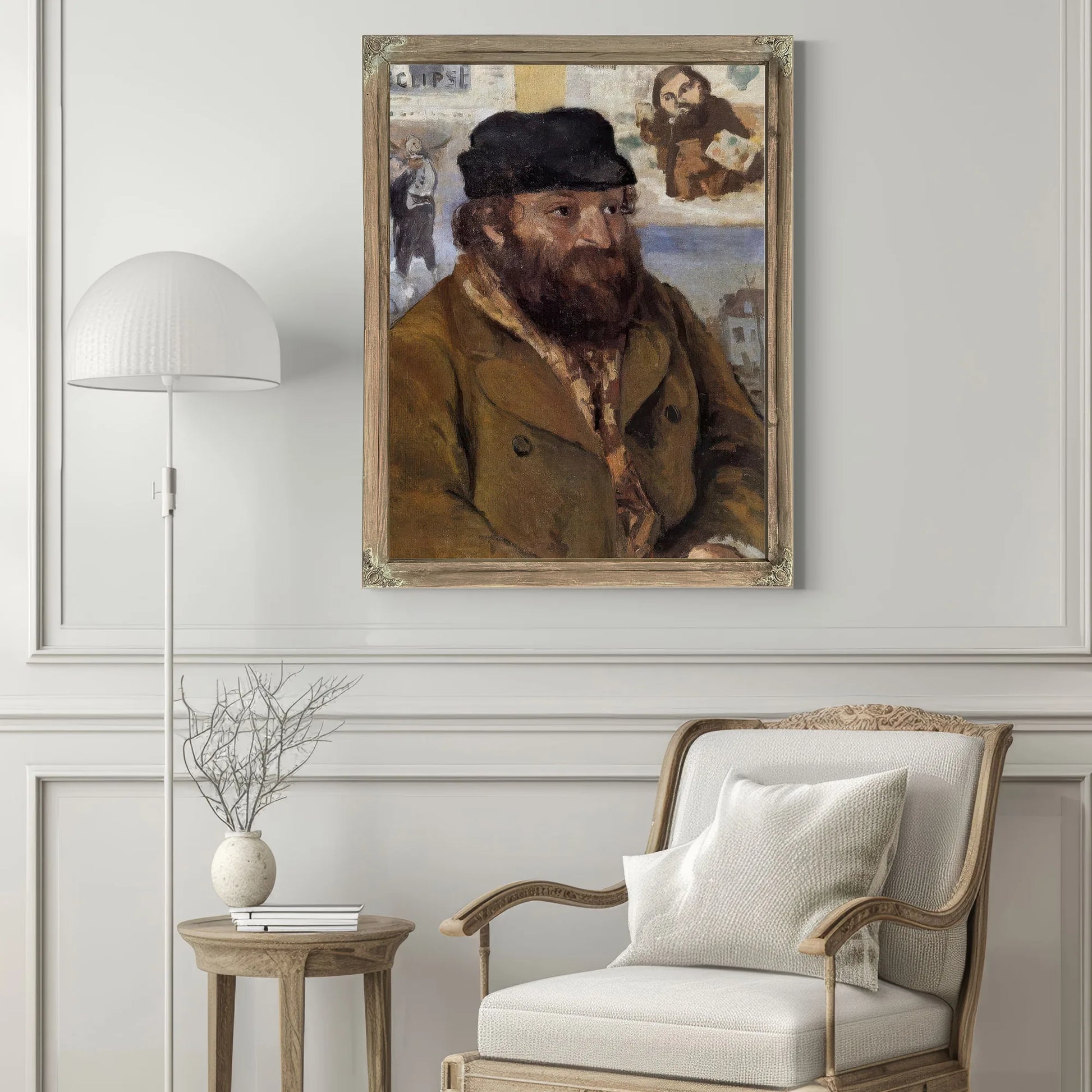 Paul Ce Zanne By Camille Pissarro Fine Art Print