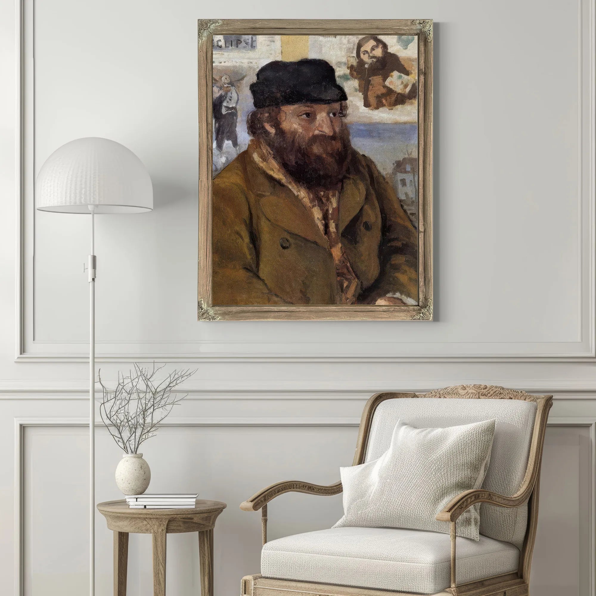 Paul Ce Zanne By Camille Pissarro Fine Art Print