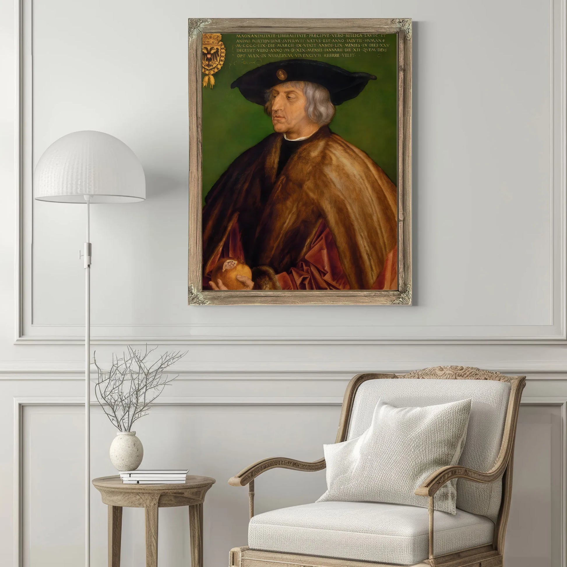 Portrait Of Maximilian I 1519 By Albrecht Durer Fine Art Print