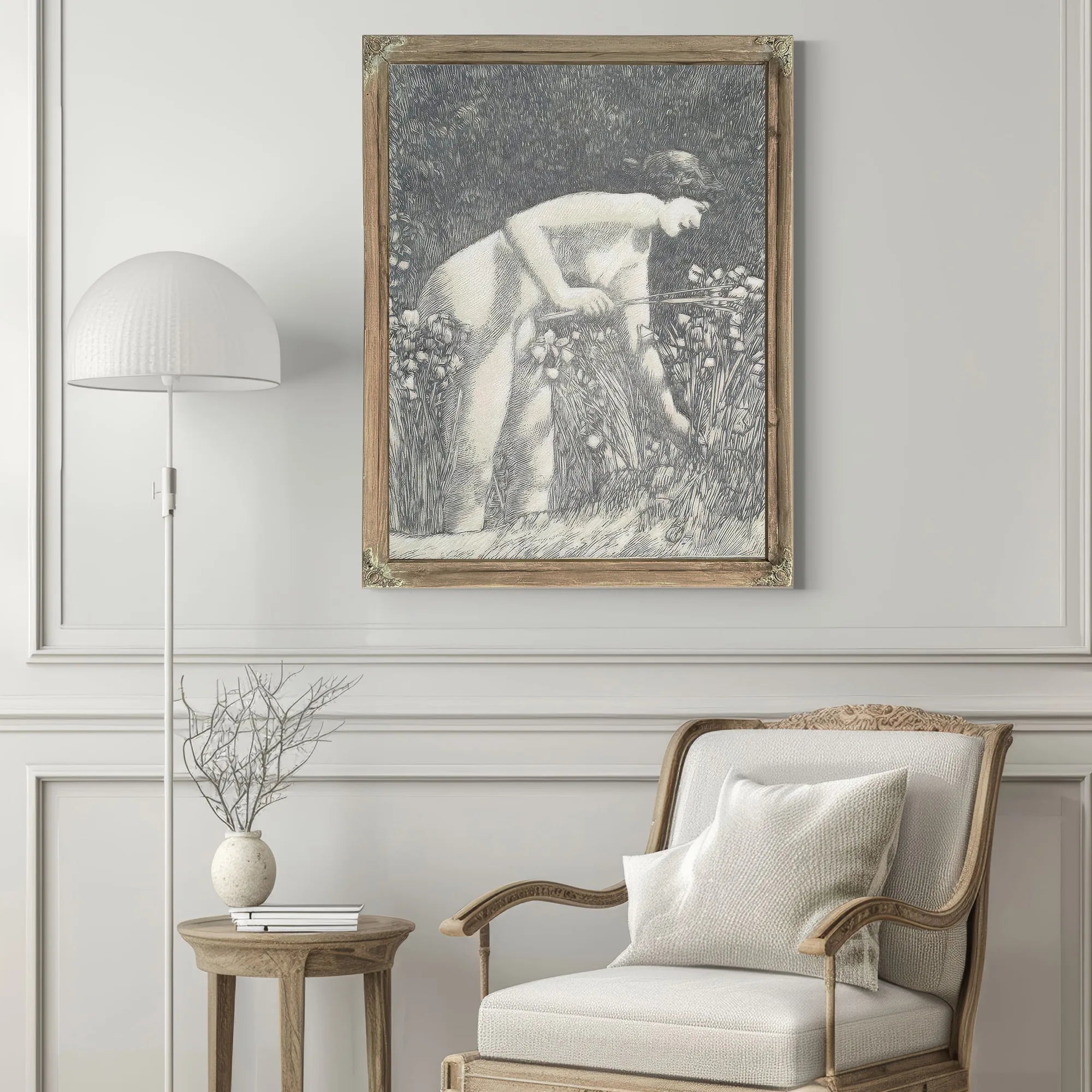 The Lilies By Childe Hassam Fine Art Print