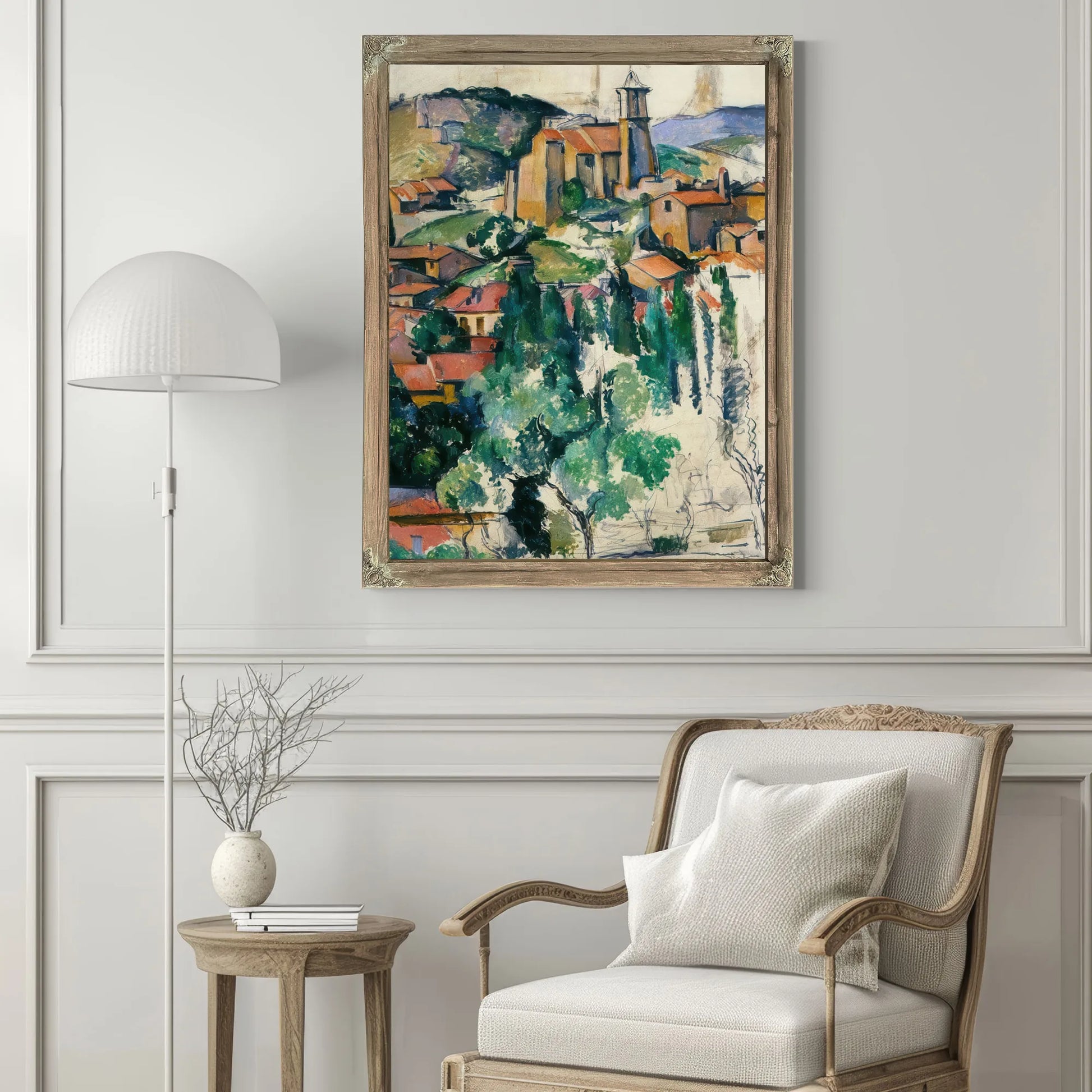 The Village Of Gardanne By Paul Cezanne Fine Art Print