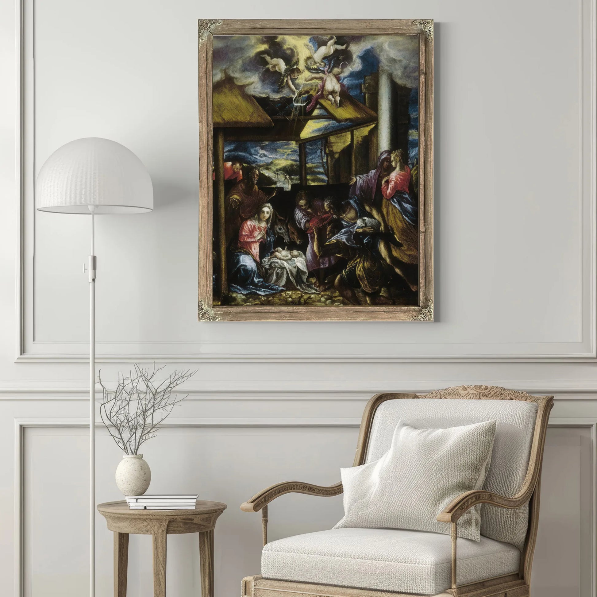 Adoration Of The Shepherds By El Greco Fine Art Print