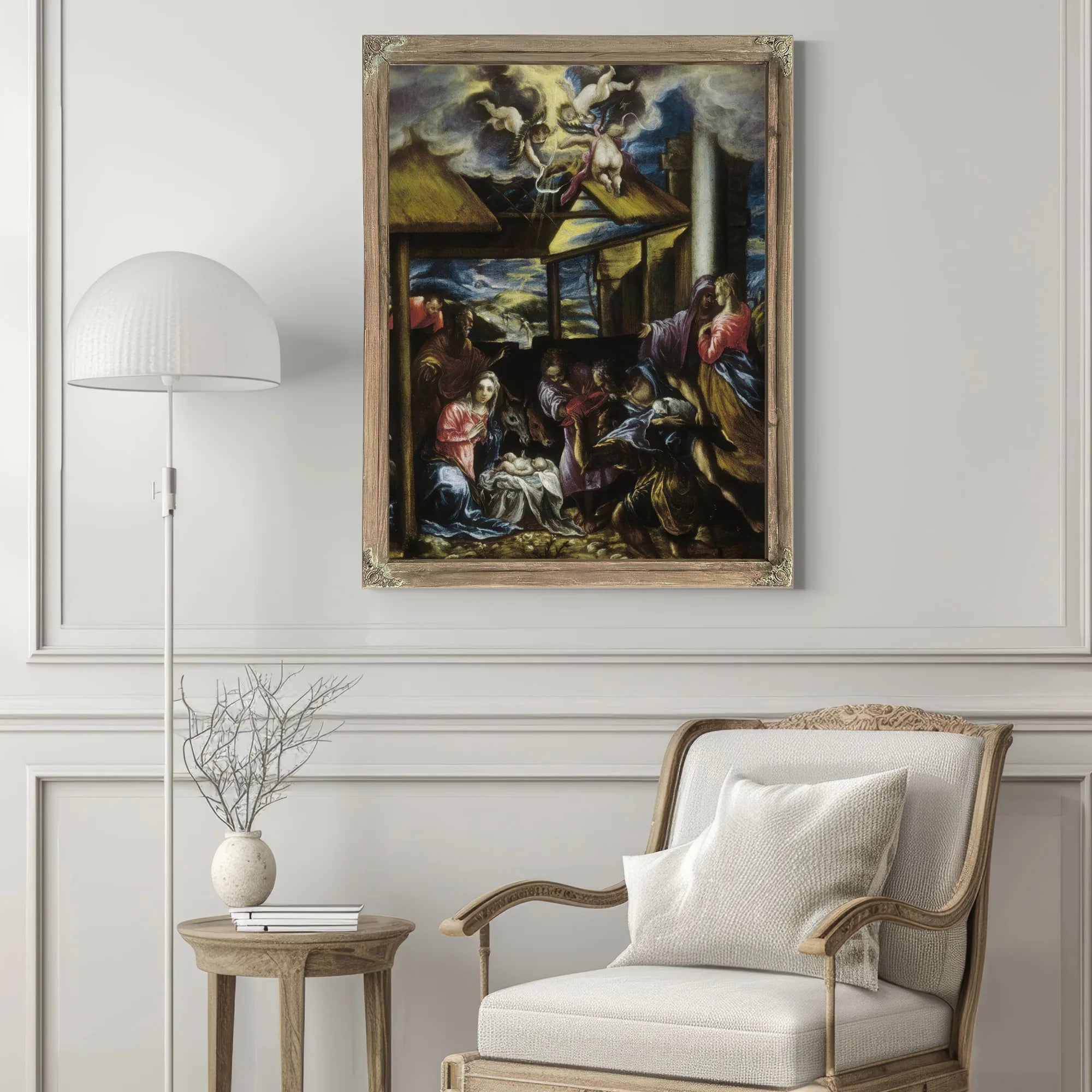 Adoration Of The Shepherds By El Greco Fine Art Print