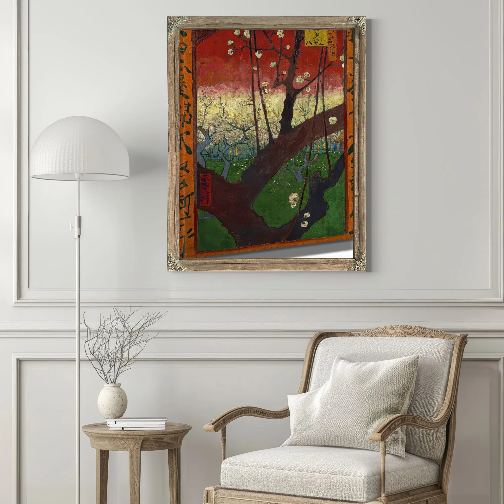 Flowering Plum Orchard After Hiroshige By Vincent Van Gogh Fine Art Print