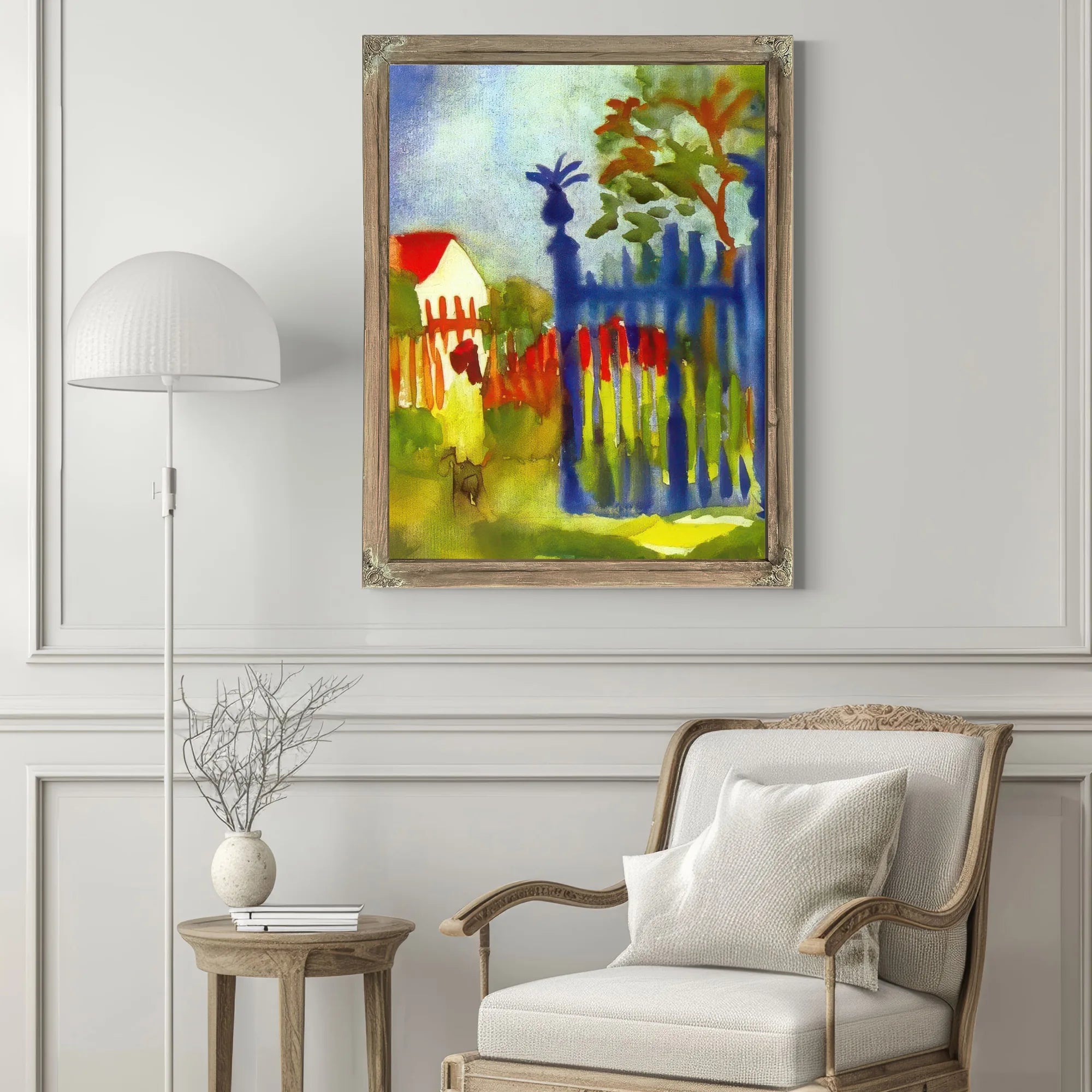 Garden Gate By August Macke Fine Art Print