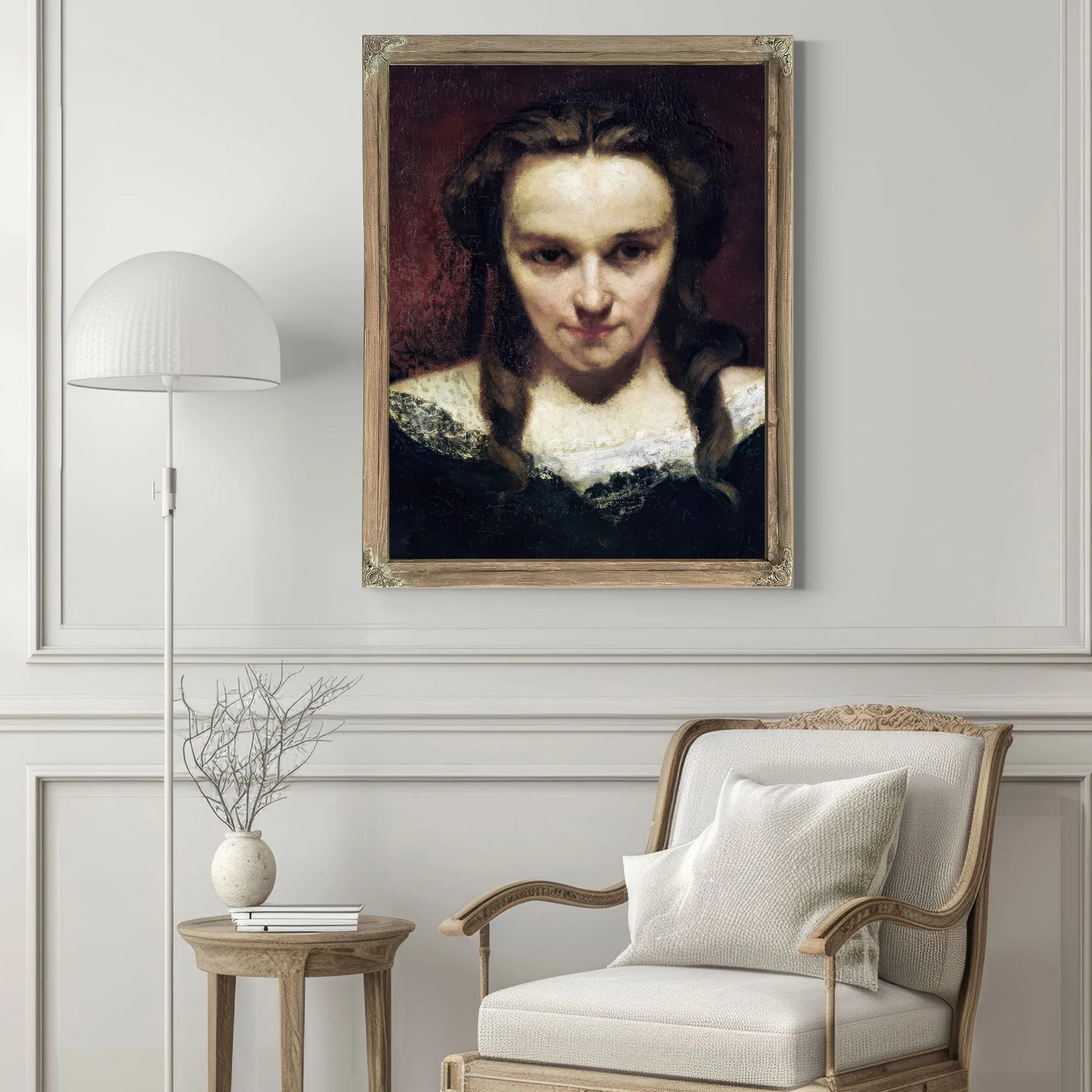 The Clairvoyant Or, The Sleepwalker By Jean Desire Gustave Courbet Fine Art Print
