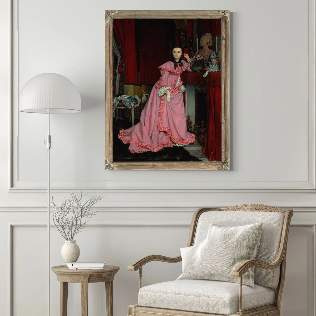 Portrait Of The Marquise De Miramon Nee Therese Feuillant by James Tissot