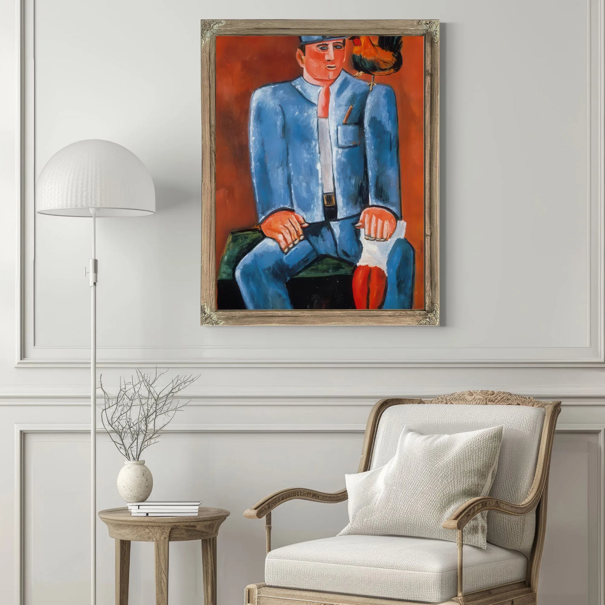 Young Seadog With Friend Billy By Marsden Hartley Fine Art Print