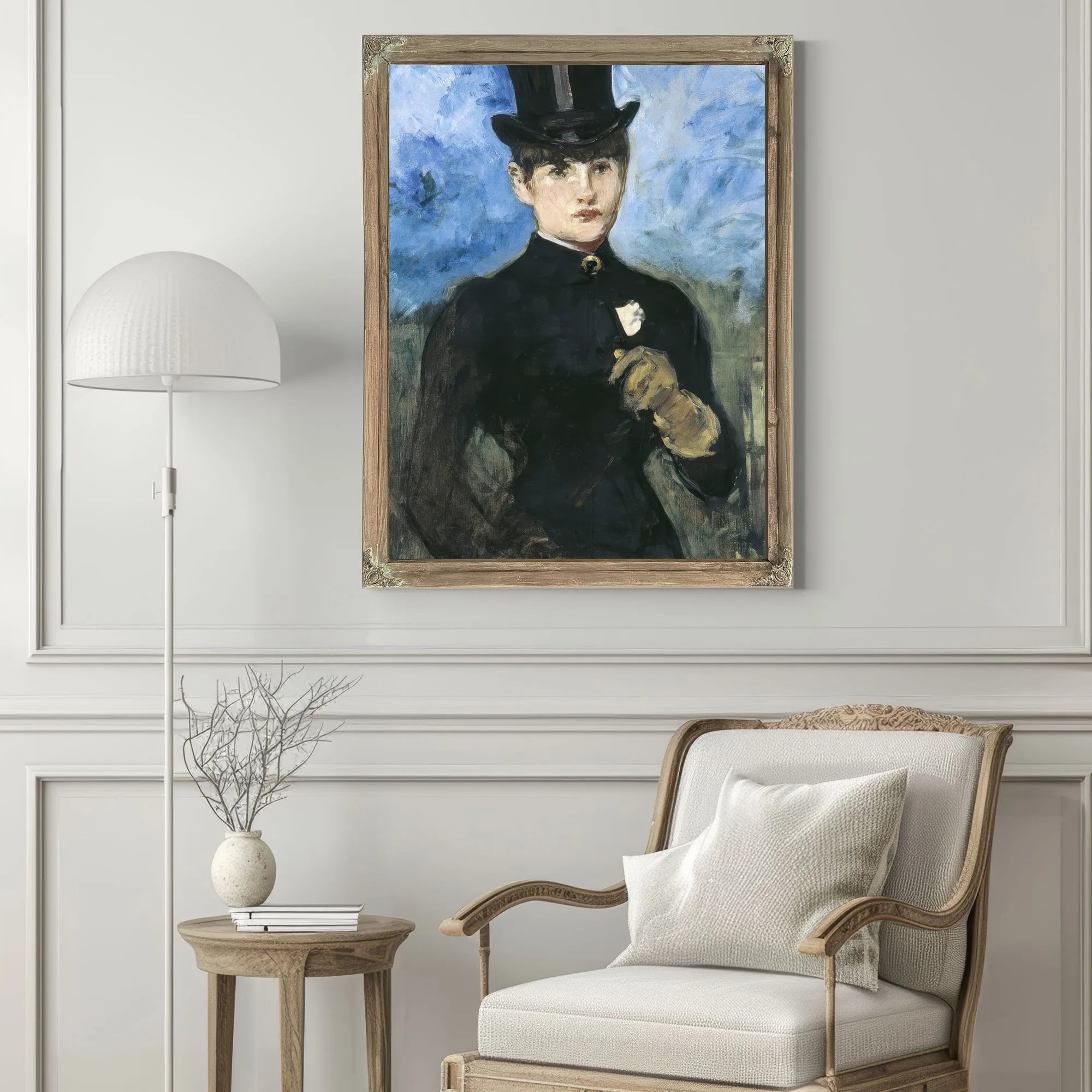Horsewoman, Fullface By Edouard Manet Fine Art Print
