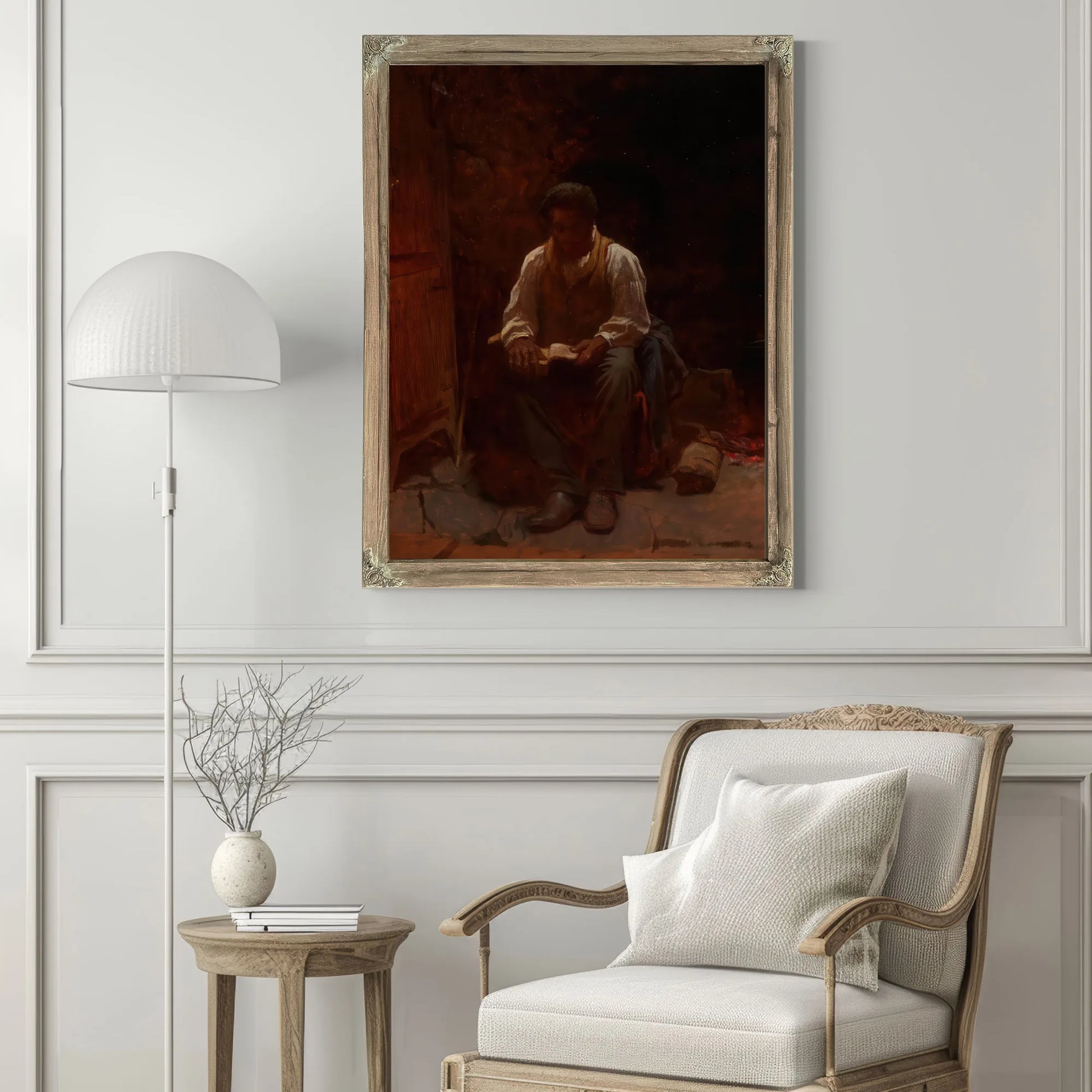 The Lord Is My Shepherd by Eastman Johnson Fine Art Print