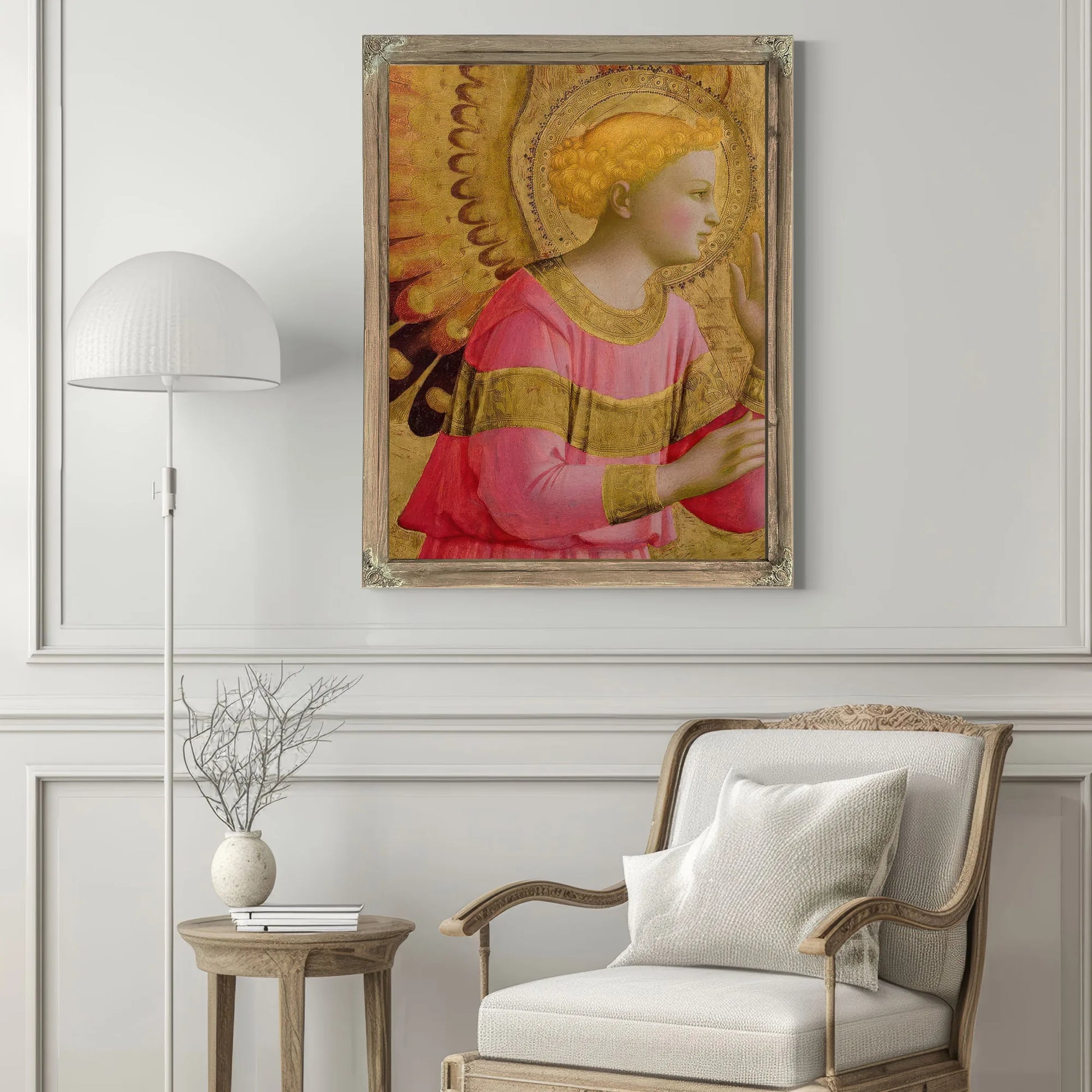 Annunciatory Angel By Fra Angelico Fine Art Print