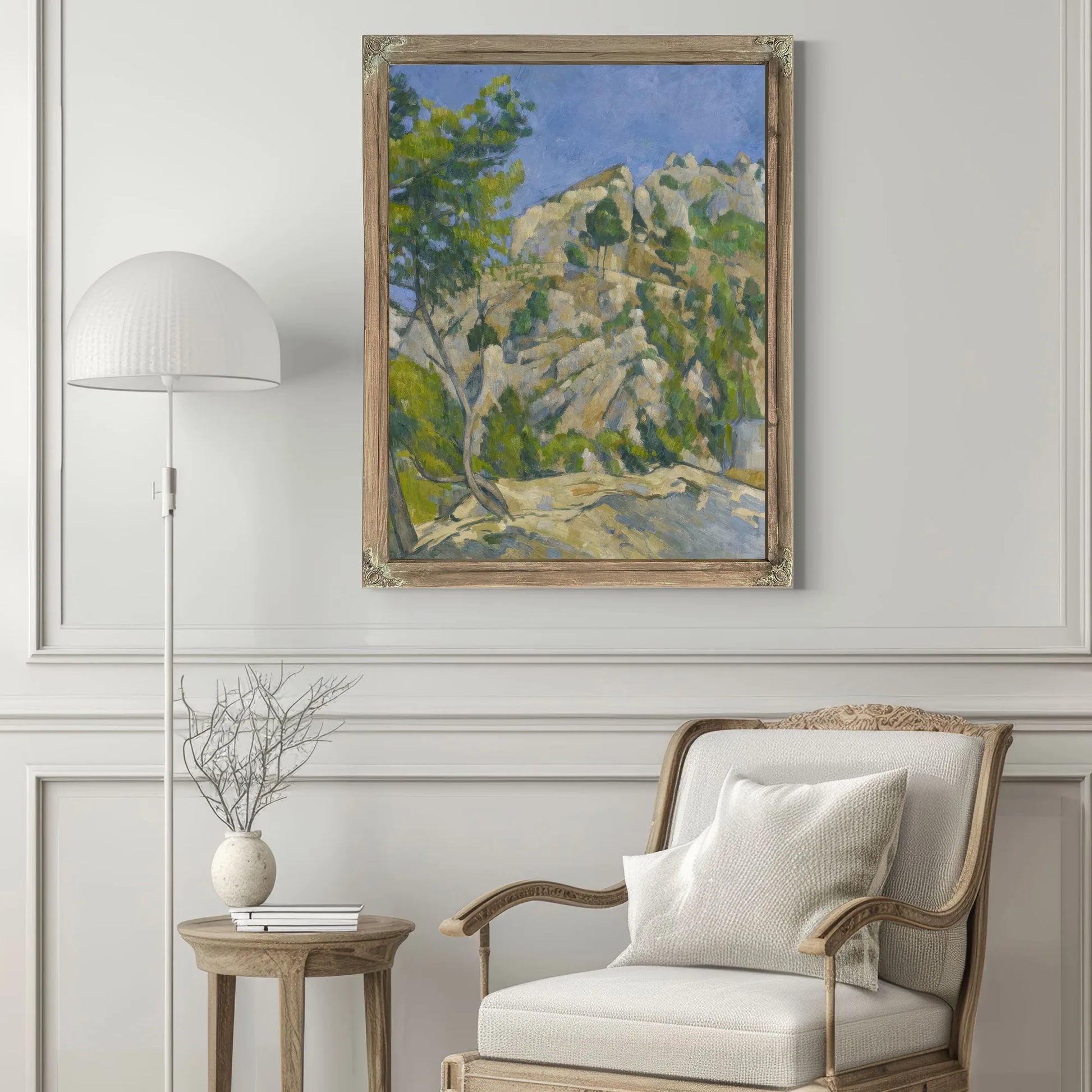 Bottom Of The Ravine (Au Fond Du Ravin) By Paul Cezanne Fine Art Print