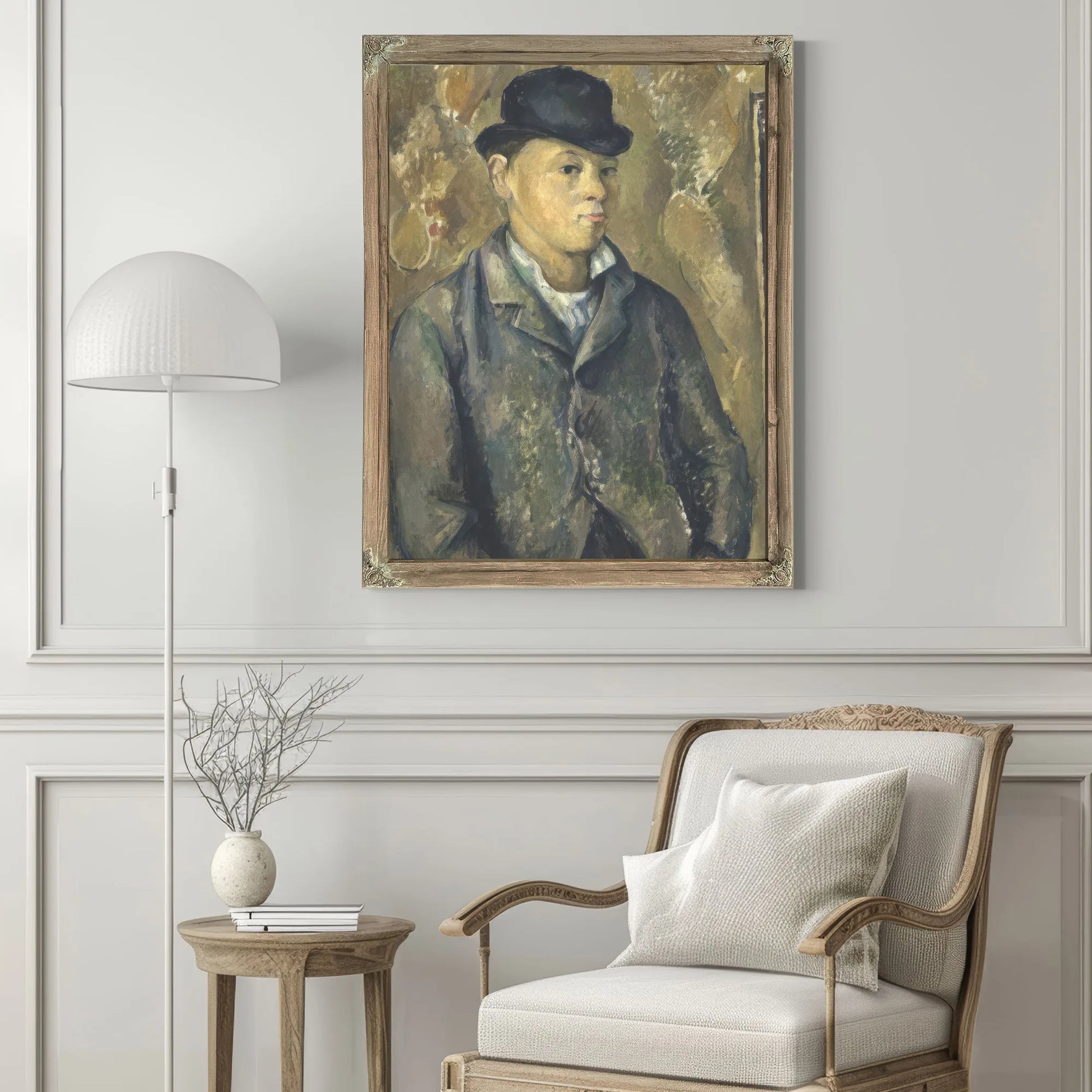 The Artist's Son, Paul By Paul Cezanne Fine Art Print