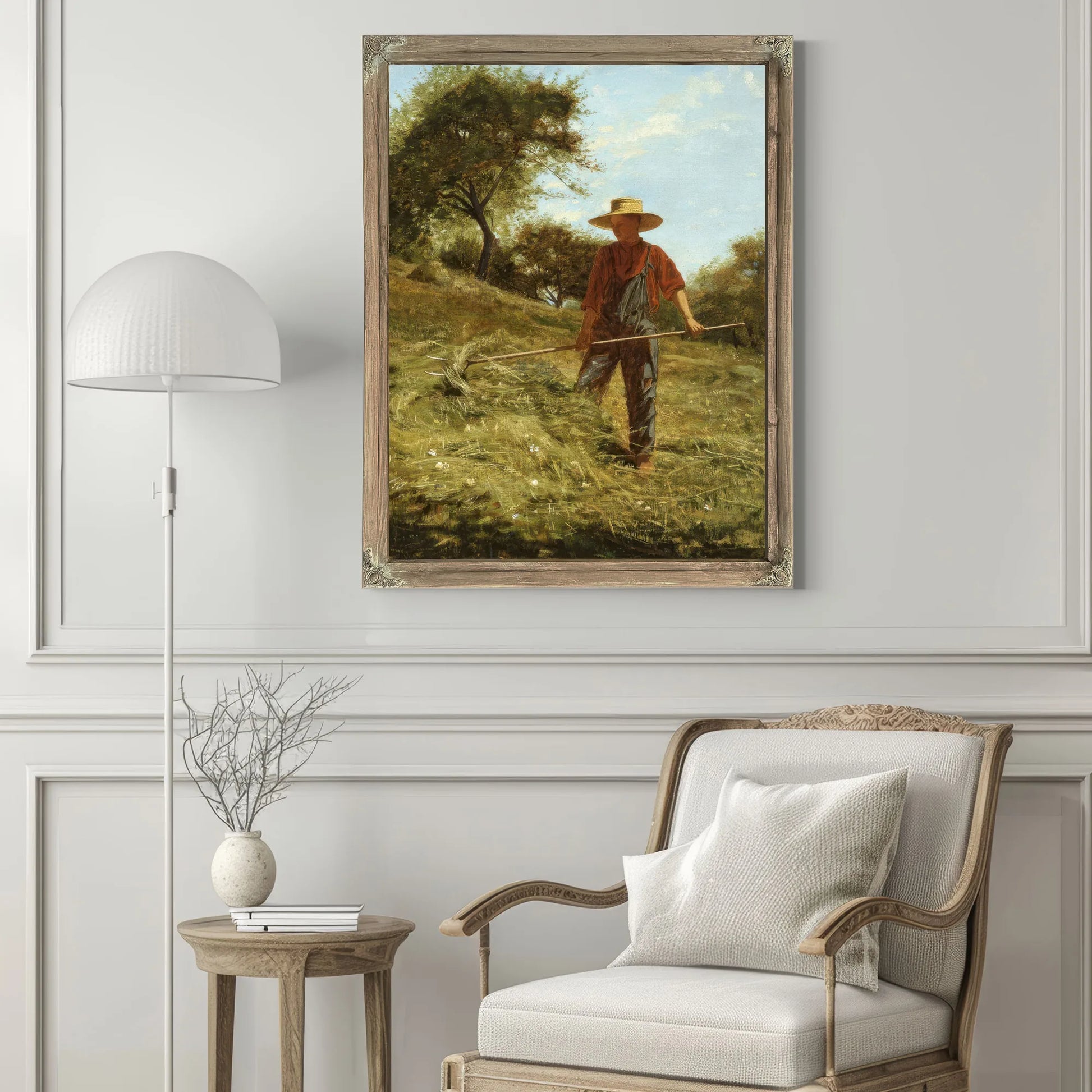 Haymaking By Winslow Homer Fine Art Print