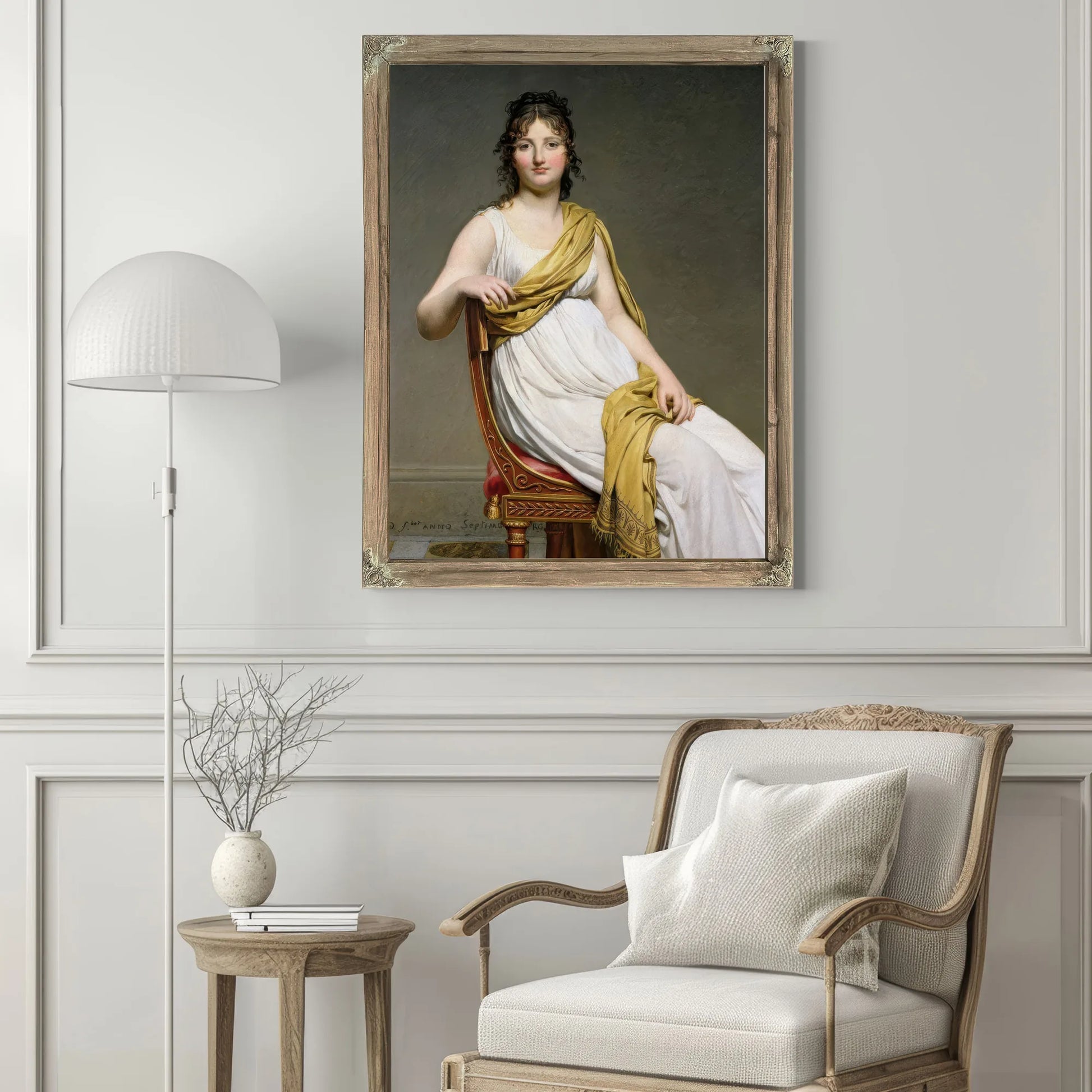 Portrait Of Madame Raymond De Verninac (1780 1827) By Jacques Louis David Fine Art Print