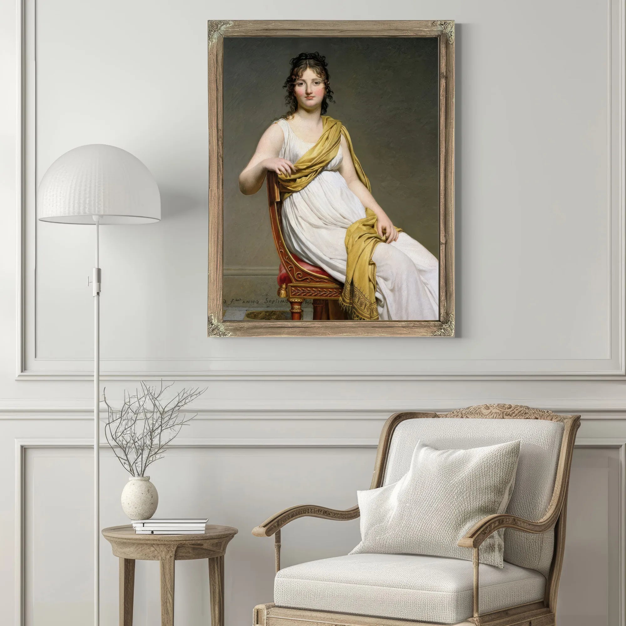 Portrait Of Madame Raymond De Verninac (1780 1827) By Jacques Louis David Fine Art Print