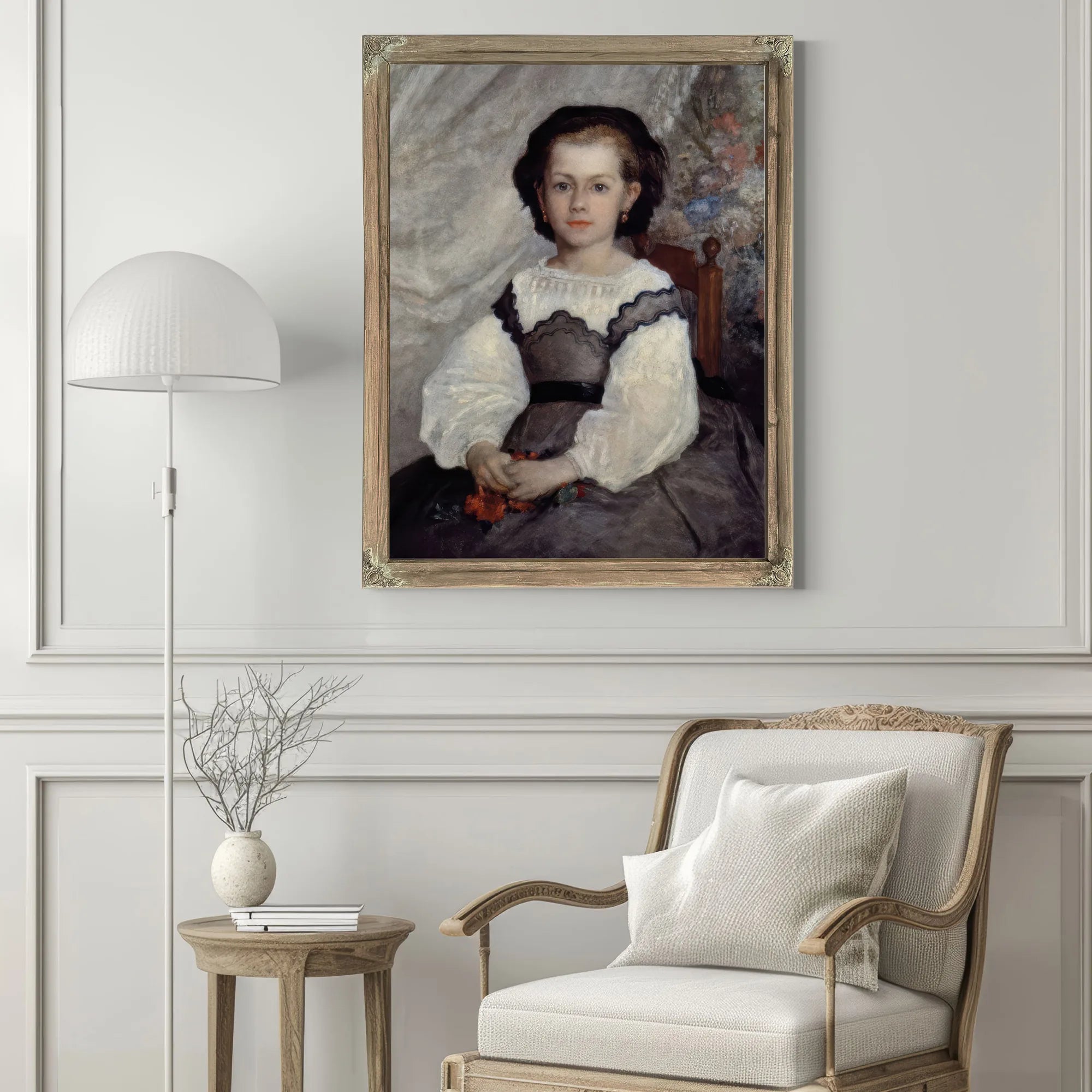 Portrait Of Mademoiselle Romaine Lacaux By Pierre Auguste Renoir Fine Art Print
