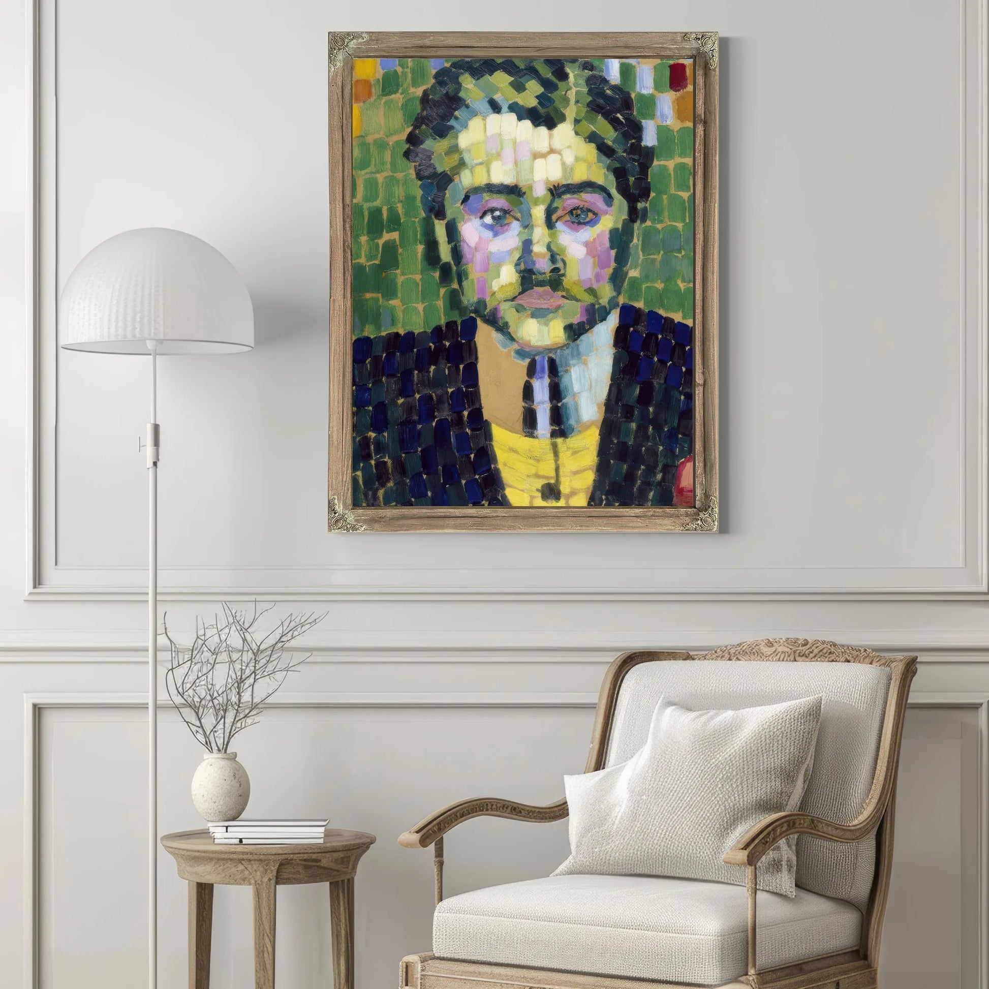 Jean Metzinger By Robert Delaunay Fine Art Print