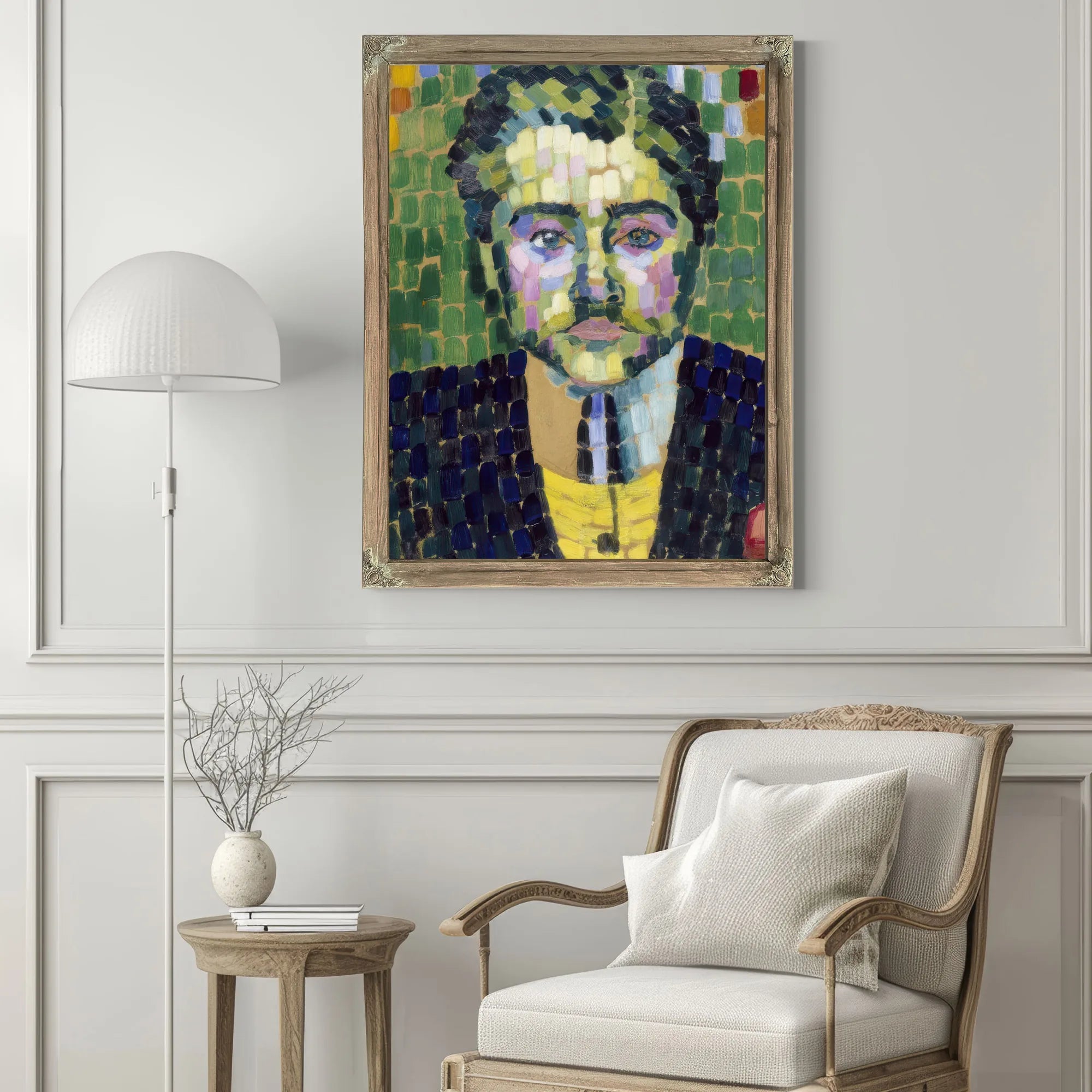 Jean Metzinger By Robert Delaunay Fine Art Print