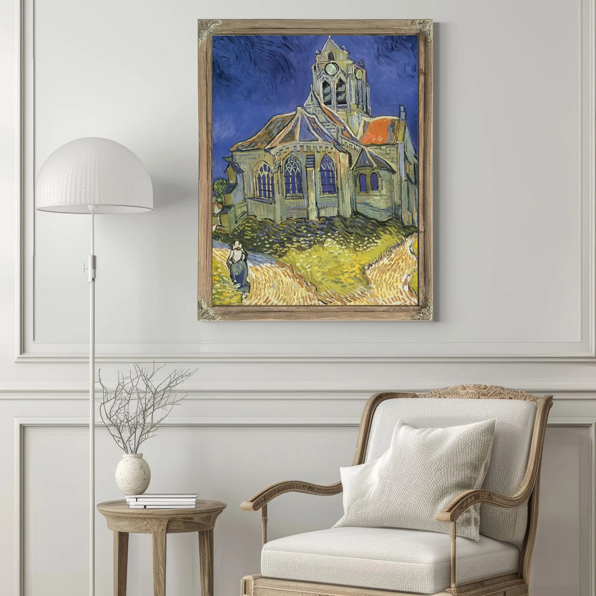 The Church At Auvers By Vincent Van Gogh Fine Art Print