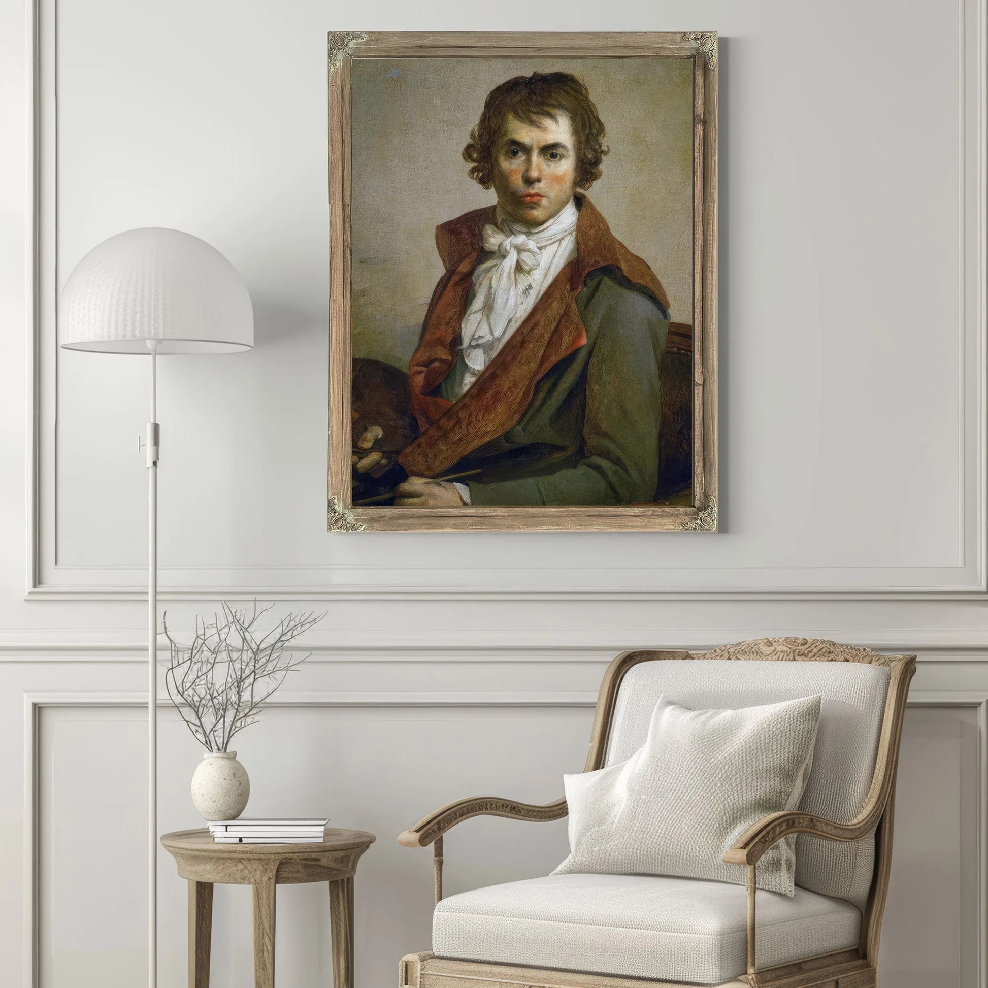 Self Portrait 1794 By Jacques Louis David Fine Art Print