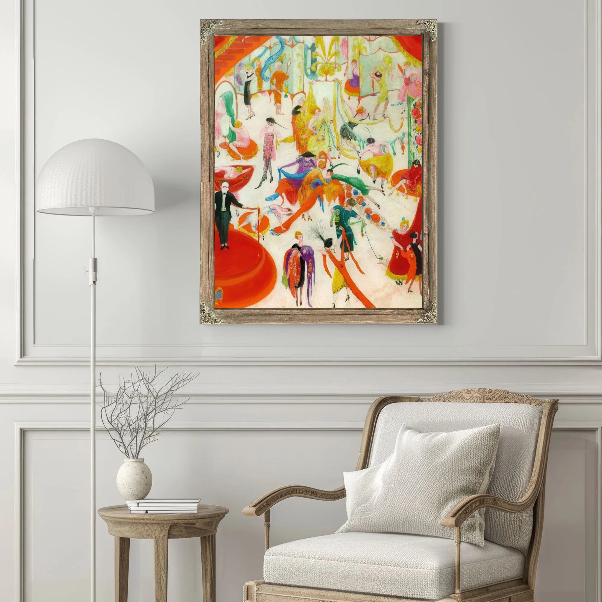 Spring Sale At Bendels By Florine Stettheimer Fine Art Print