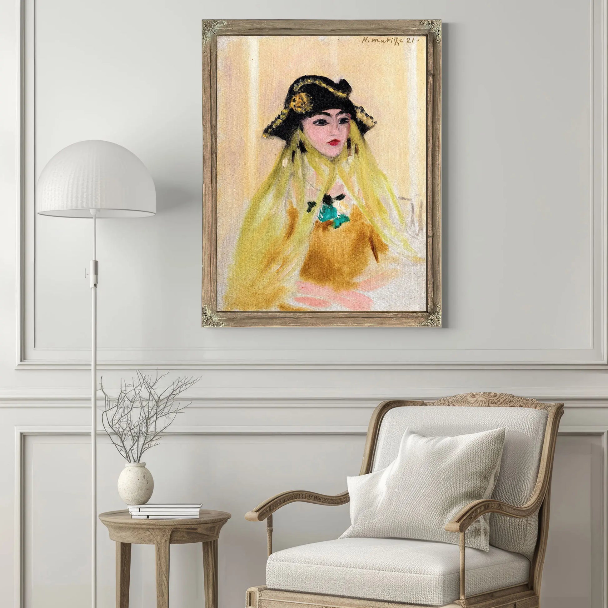 Young Woman With A Tricorn Hat by Henri Matisse