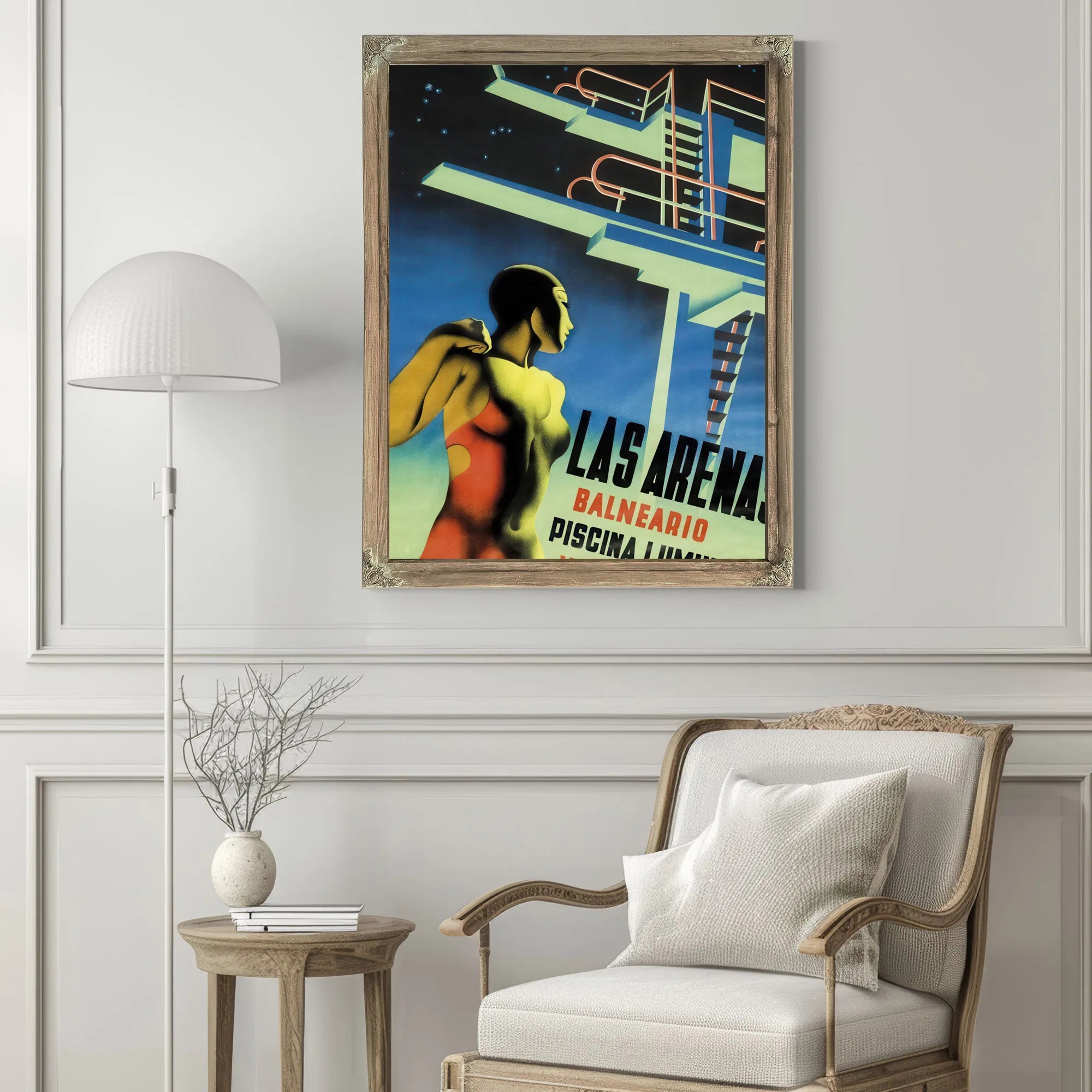 Las Arenas By Jose Renau Fine Art Print