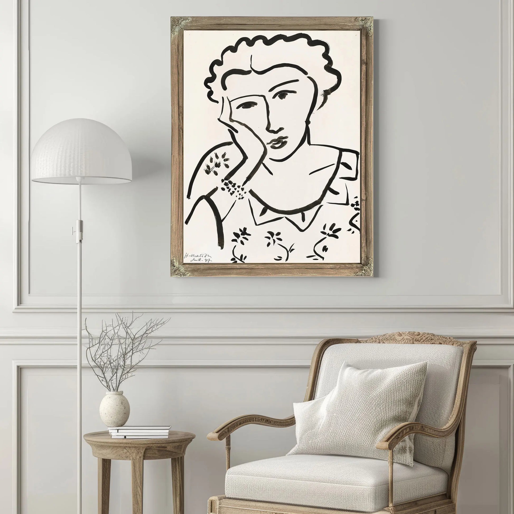 Woman With A Necklace by Henri Matisse