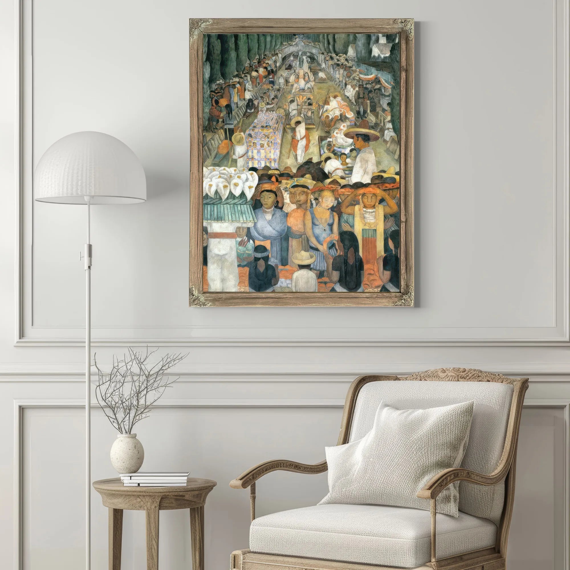 Santa Anita By Diego Rivera Fine Art Print
