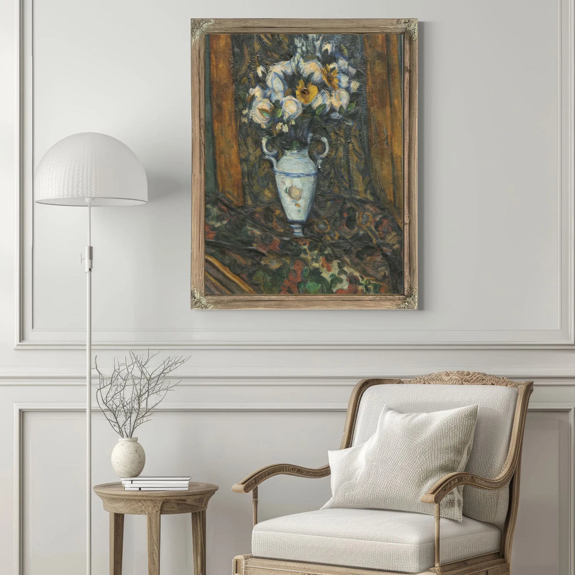Vase Of Flowers 2 By Paul Cezanne Fine Art Print