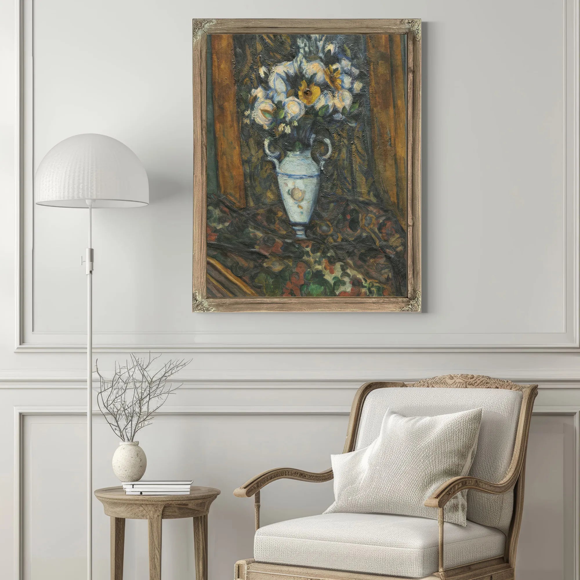 Vase Of Flowers 2 By Paul Cezanne Fine Art Print