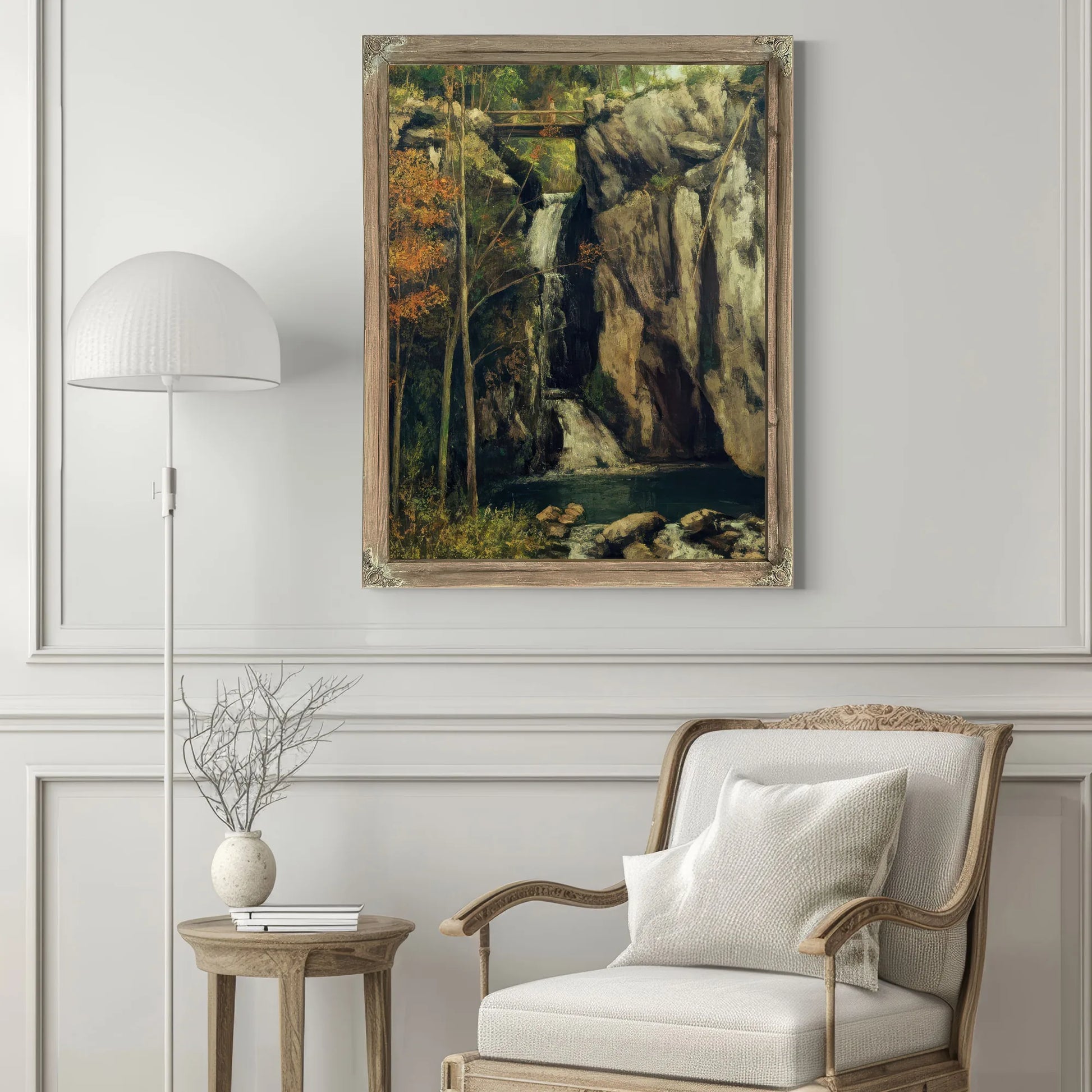 The Chasm At Conches By Jean Desire Gustave Courbet Fine Art Print