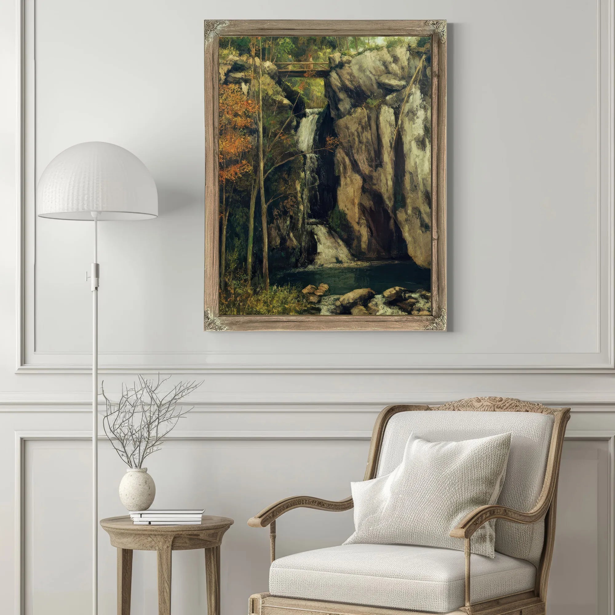 The Chasm At Conches By Jean Desire Gustave Courbet Fine Art Print