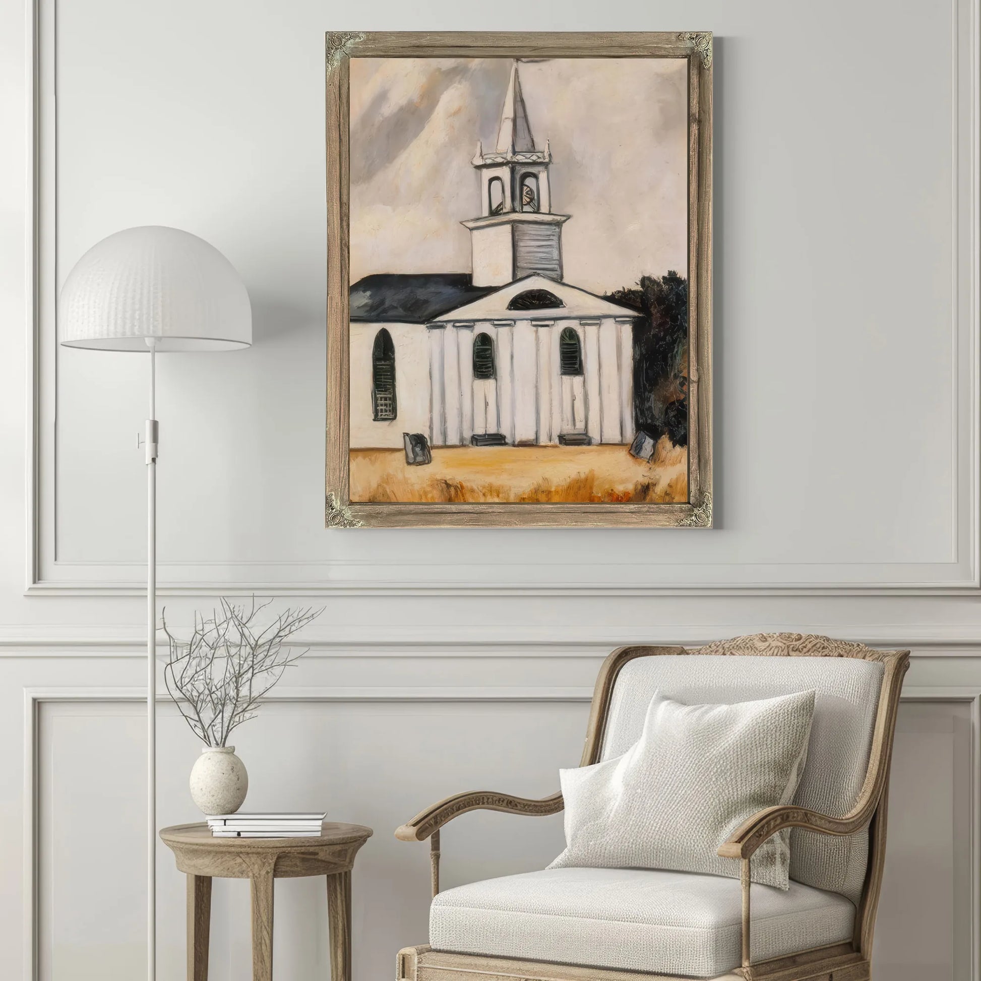 Church At Head Tide No 2 By Marsden Hartley Fine Art Print