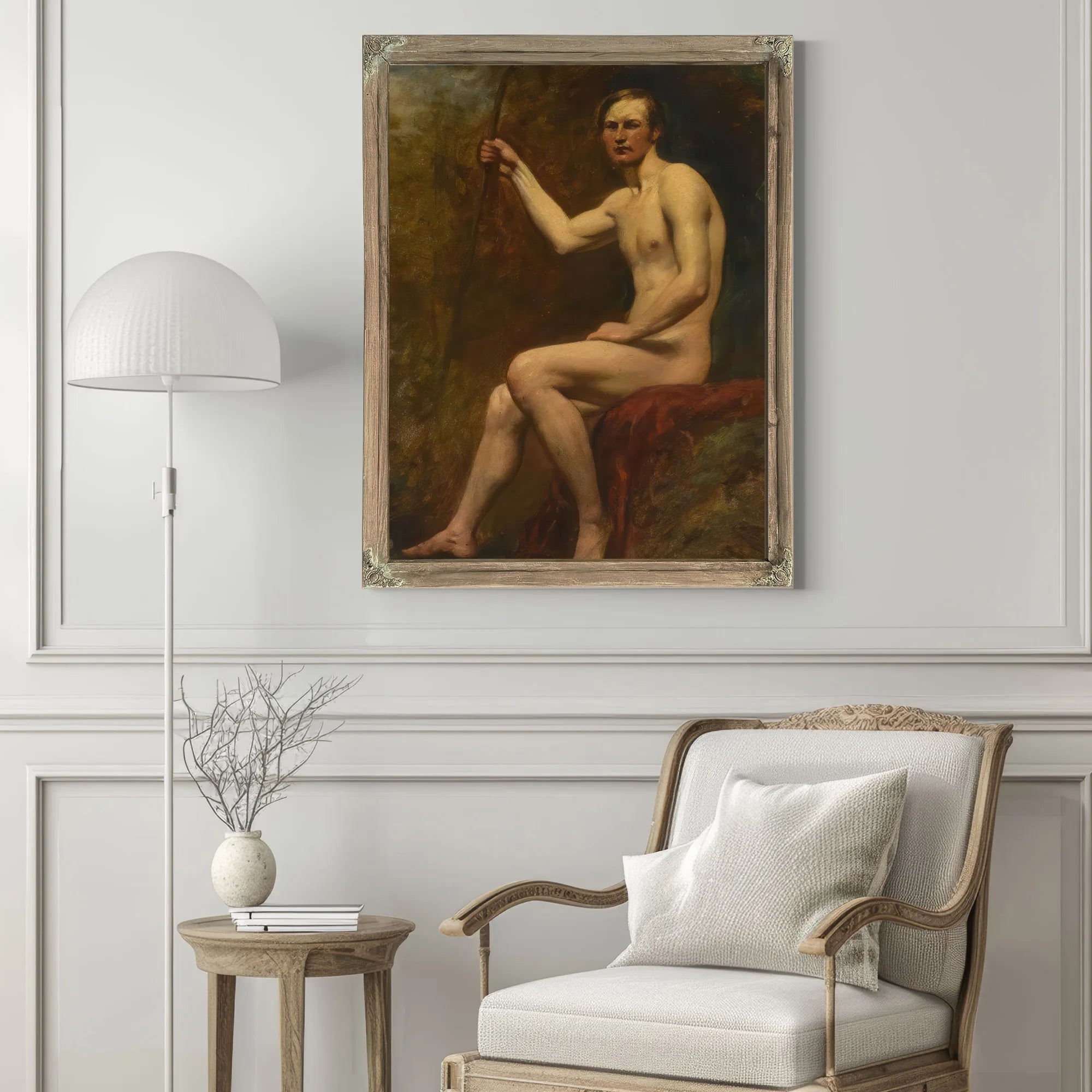Guardsman Higgins By William Etty Fine Art Print