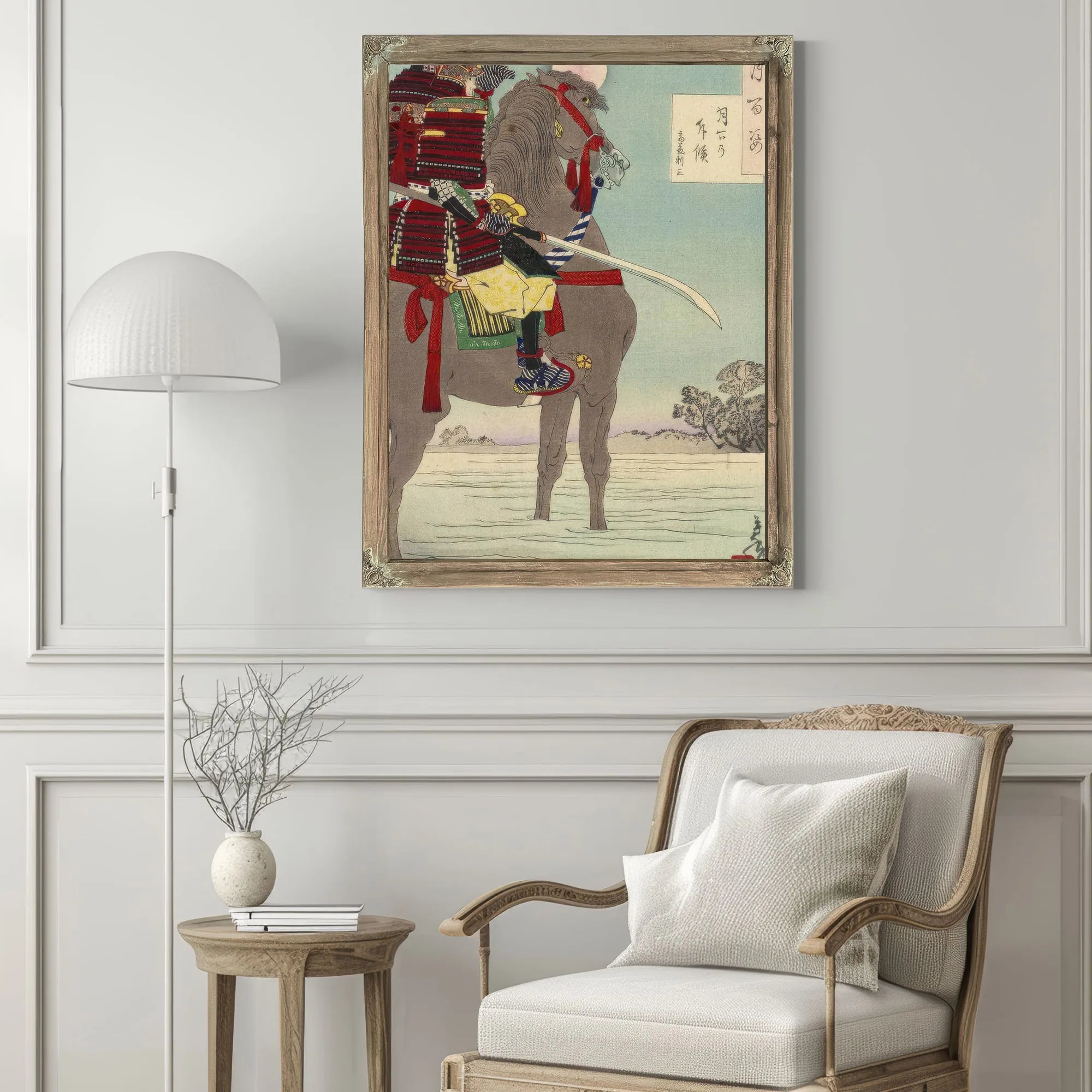 100 Aspects No 8 Moonlight Patrol 1885 By Tsukioka Yoshitoshi Fine Art Print