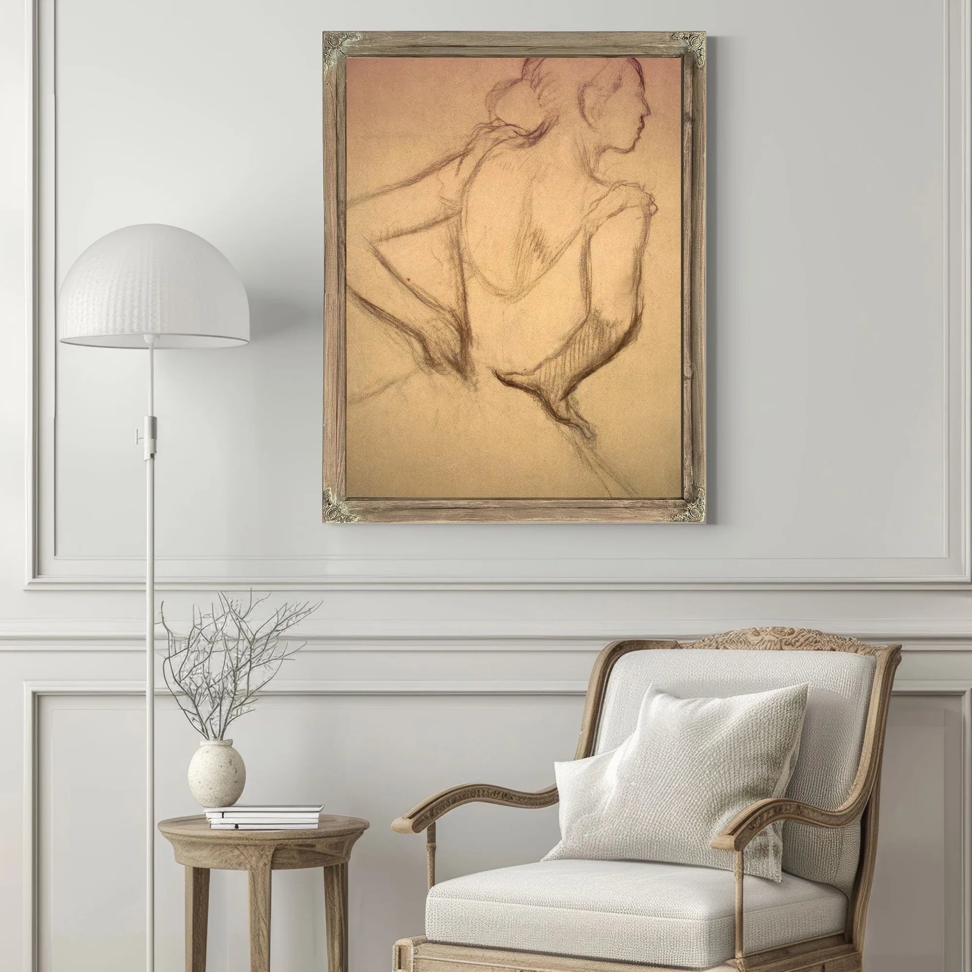 Standing Dancer By Edgar Degas Fine Art Print