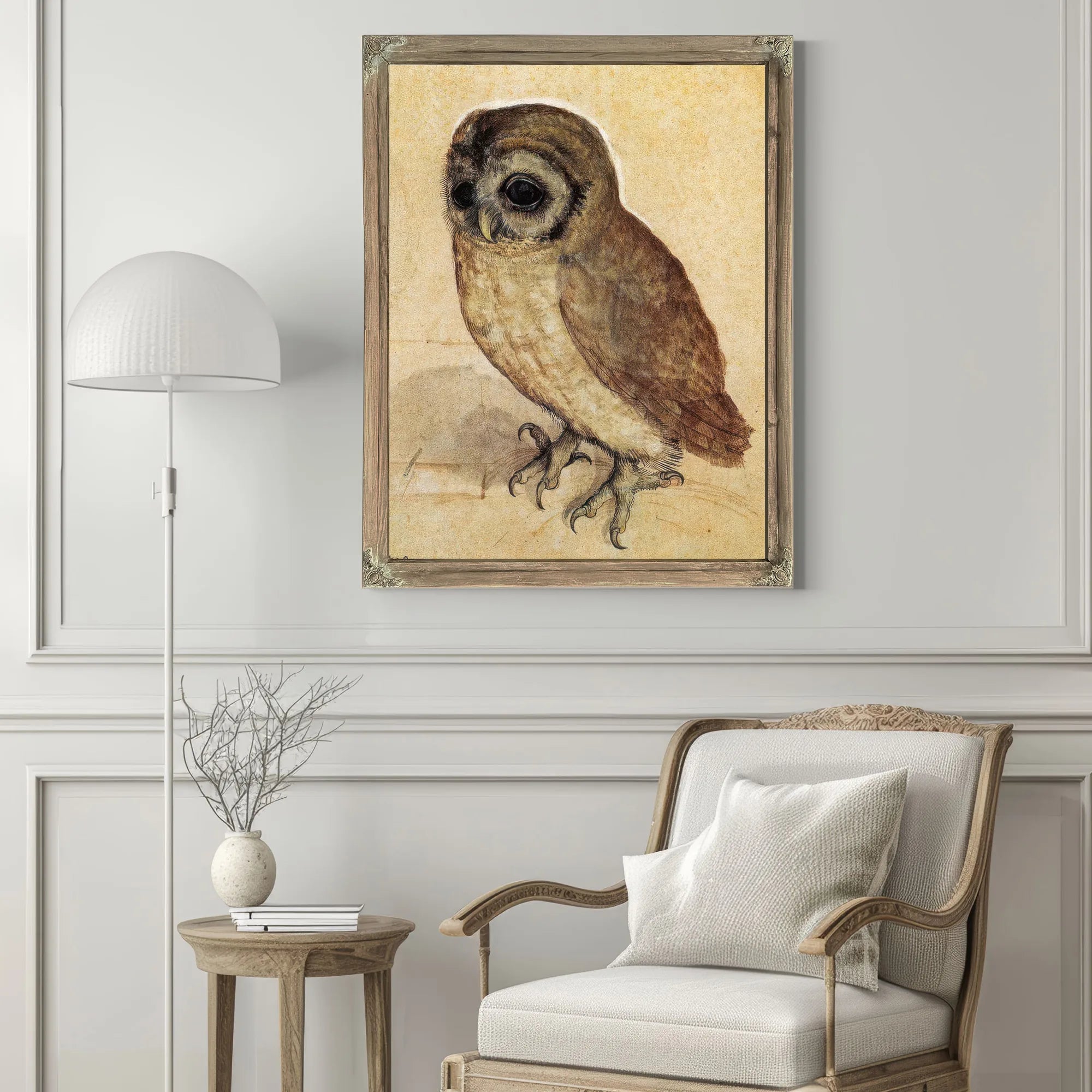 The Little Owl 1506 By Albrecht Durer Fine Art Print