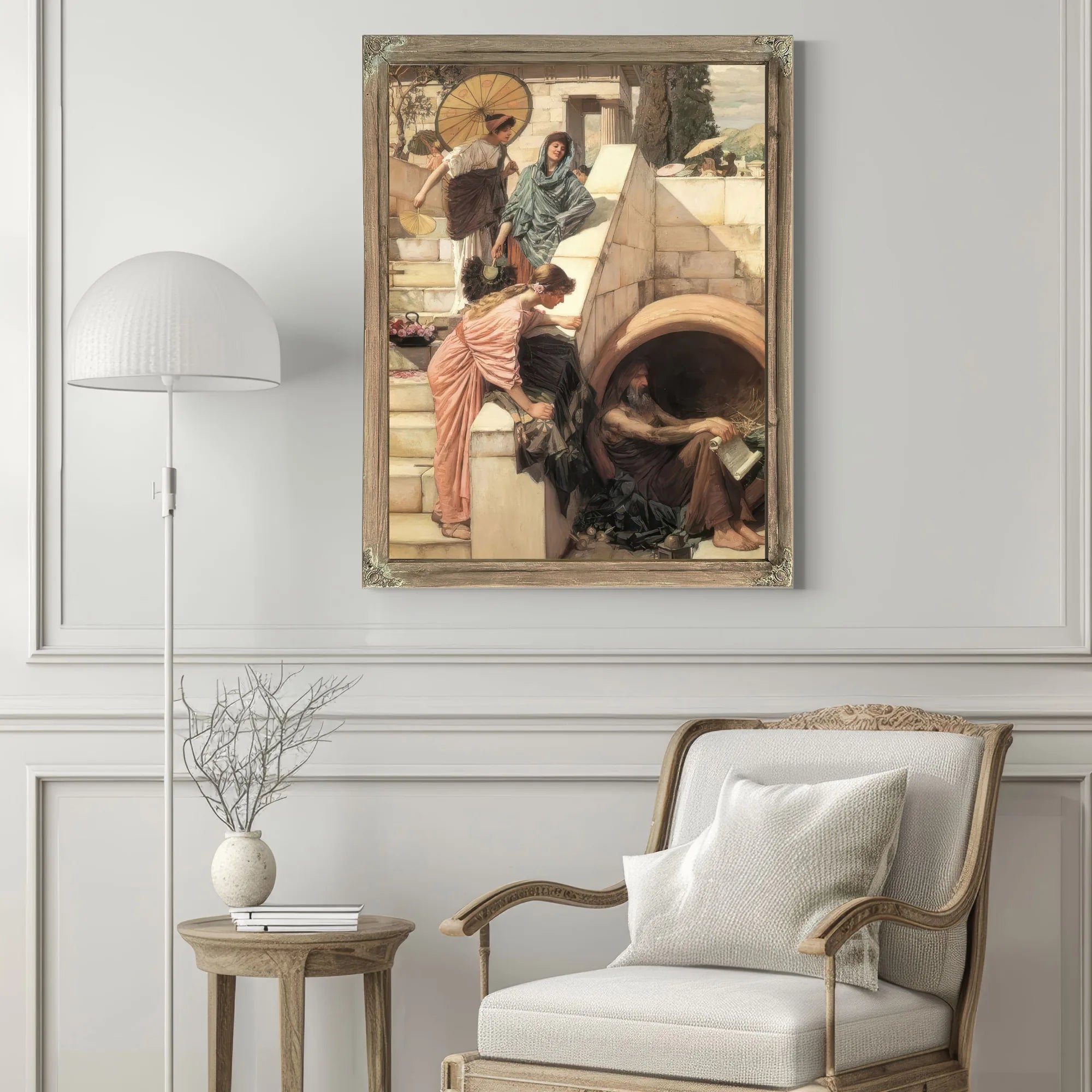 Diogenes By John Waterhouse Fine Art Print