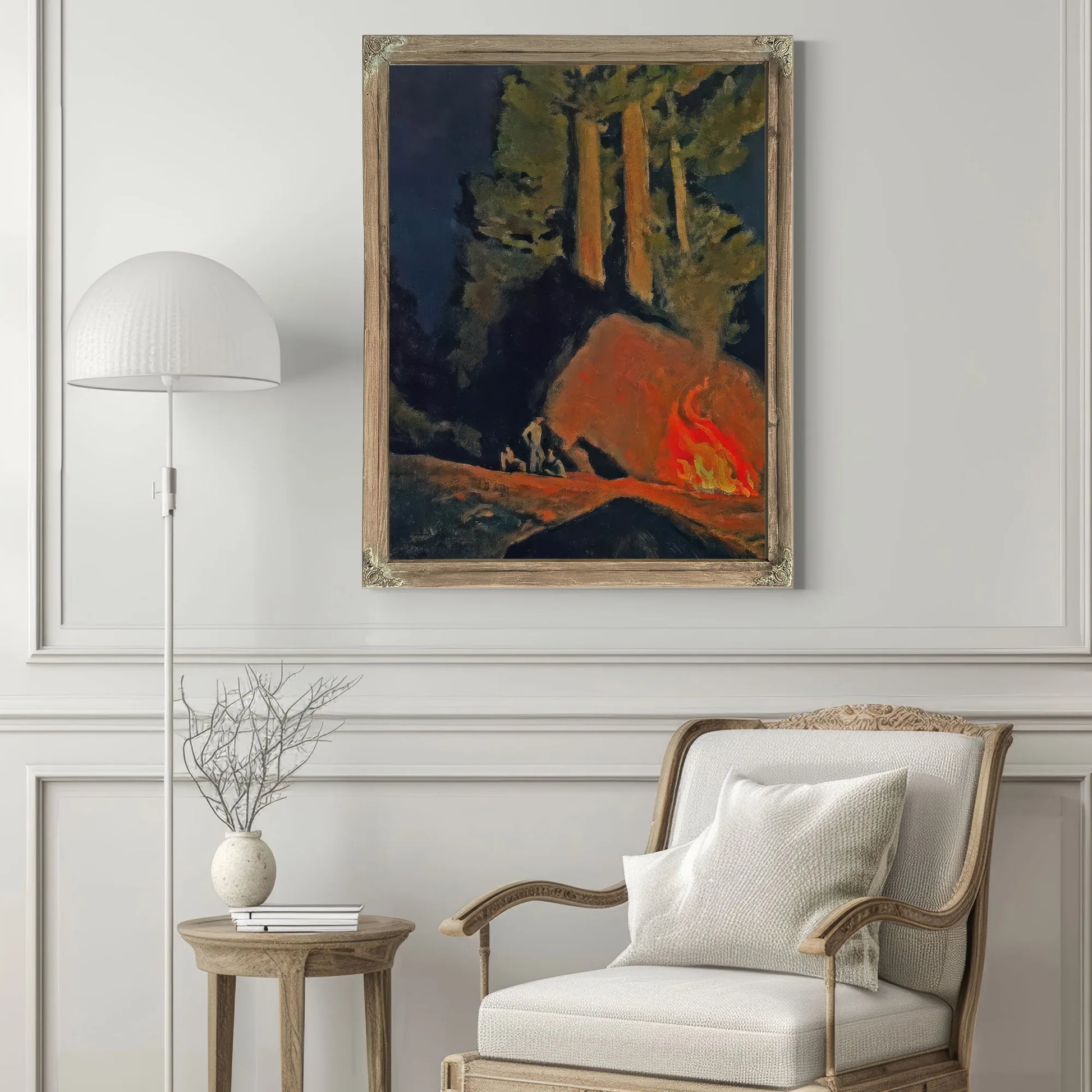 Campfire By Maynard Dixon Fine Art Print