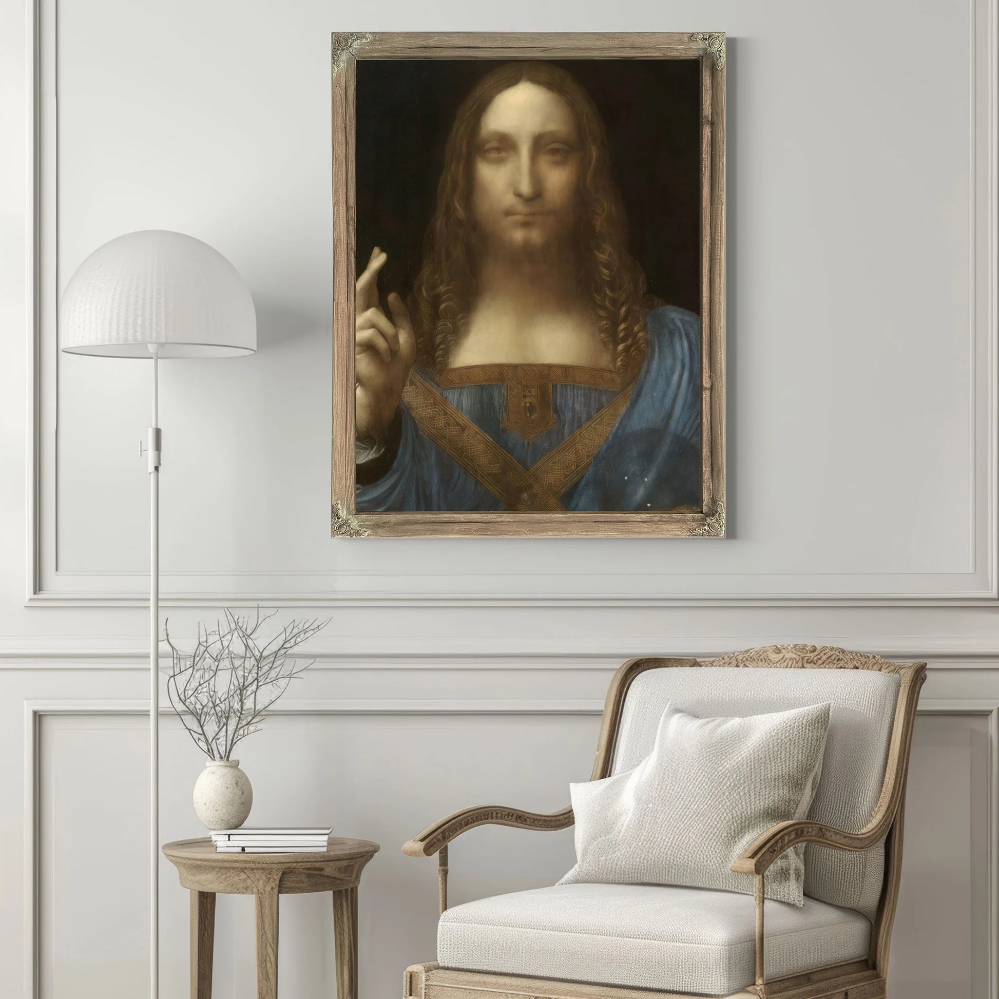 Salvator Mundi By Leonardo Da Vinci Fine Art Print