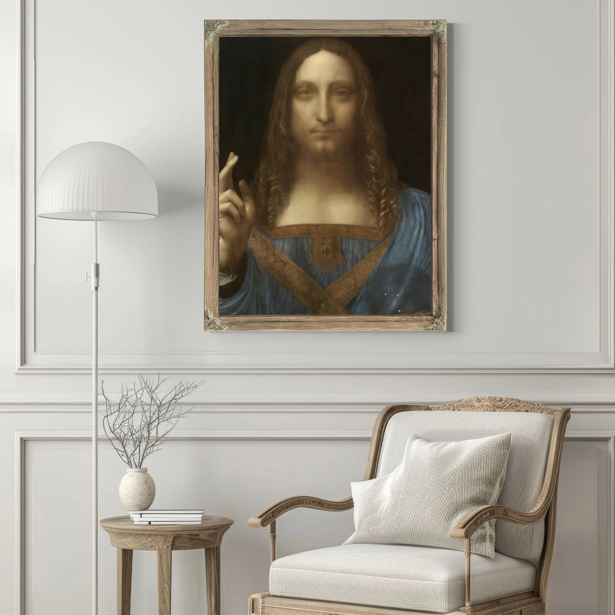 Salvator Mundi By Leonardo Da Vinci Fine Art Print