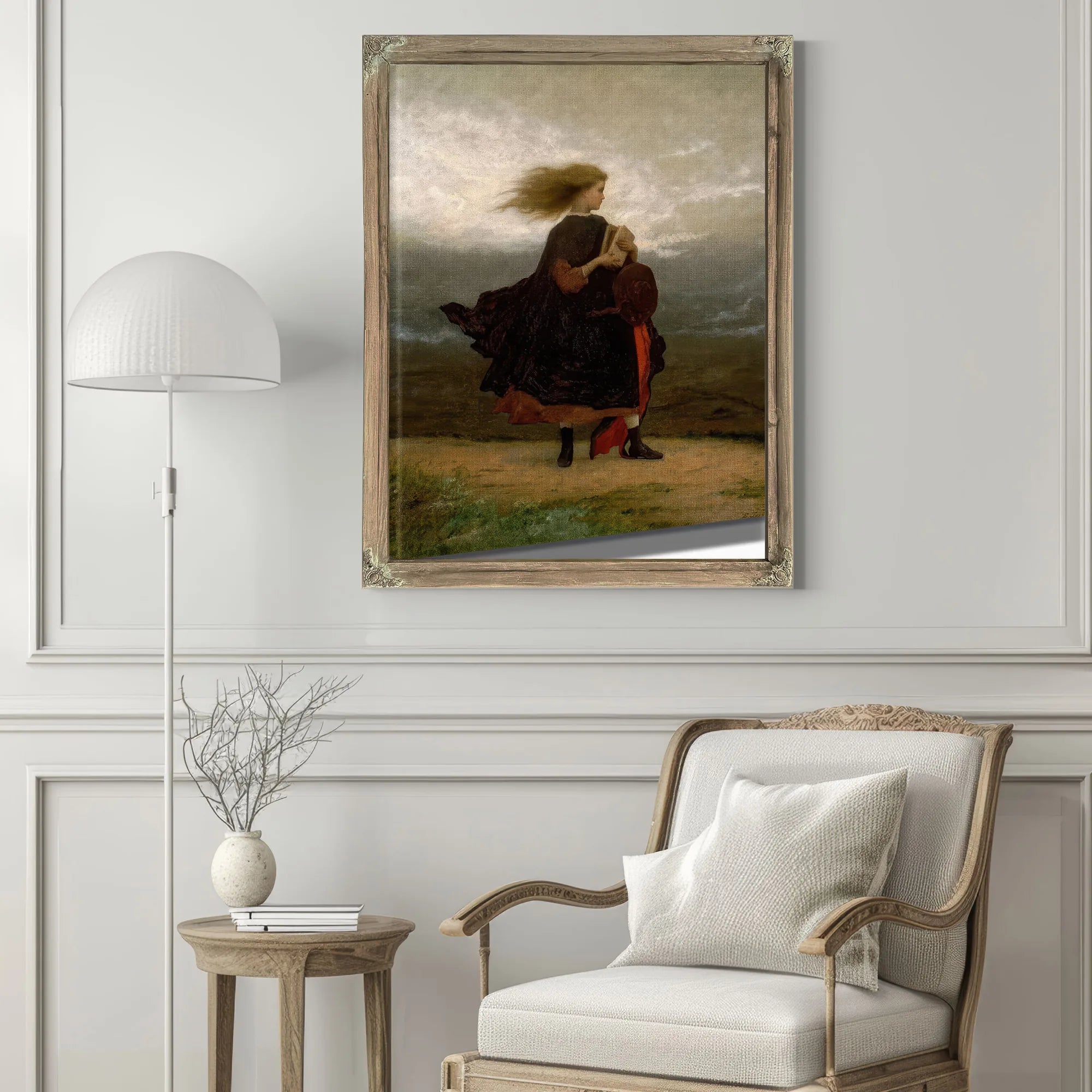 The Girl I Left Behind Me by Eastman Johnson Fine Art Print