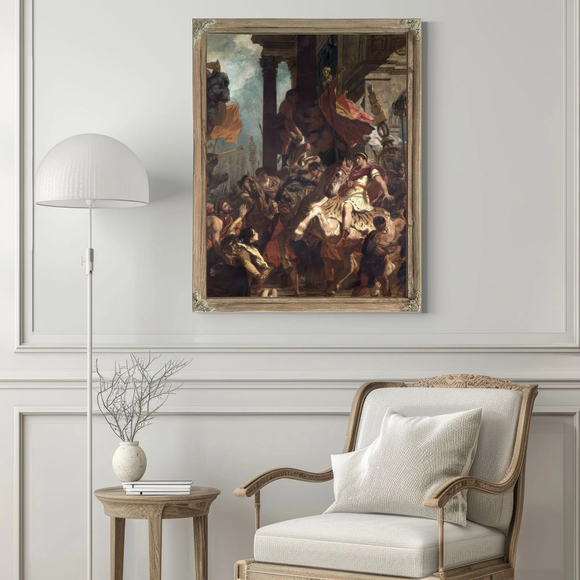The Justice Of Trajan (53 117) By Ferdinand Victor Eugene Delacroix Fine Art Print