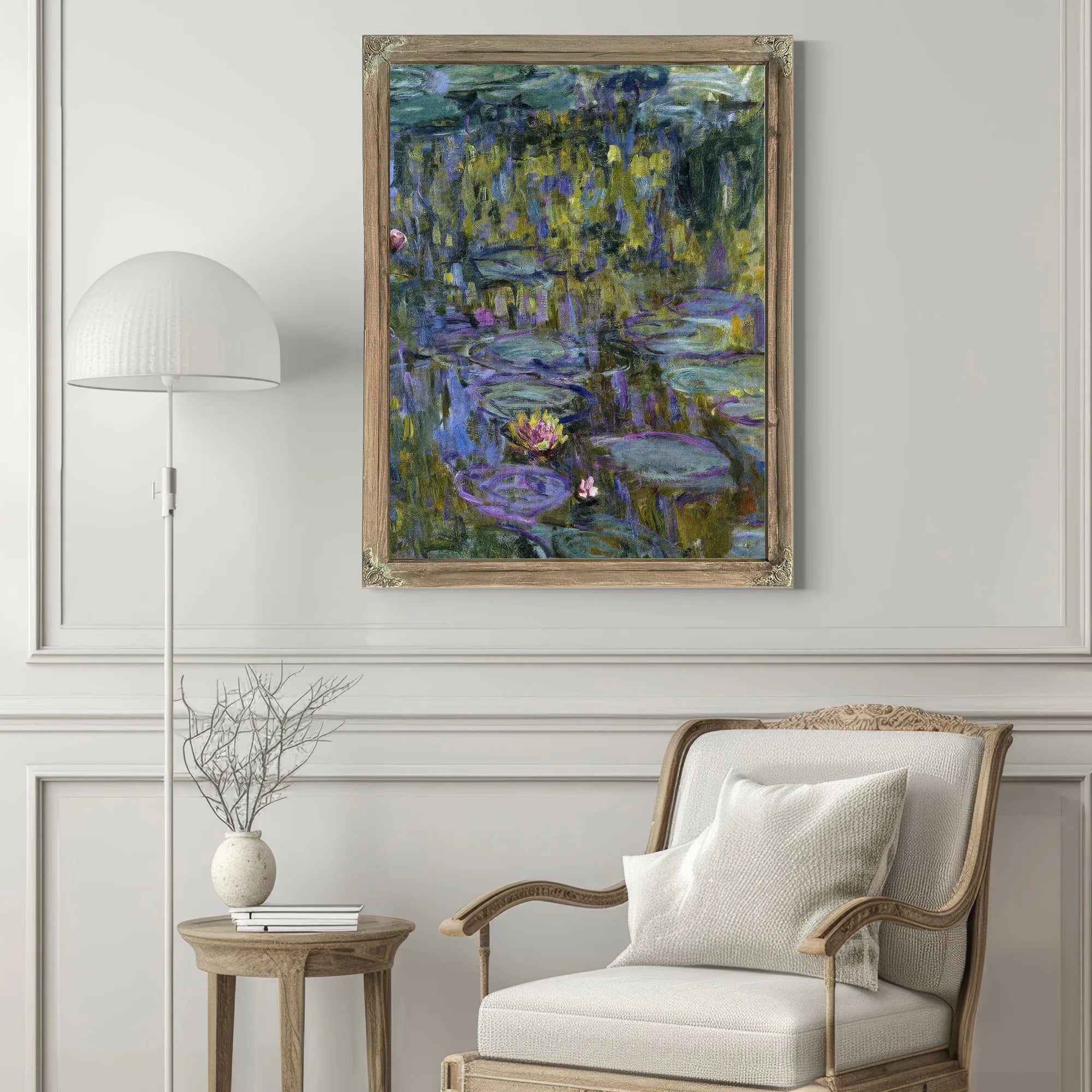 Water Lilies 1 By Claude Monet Fine Art Print