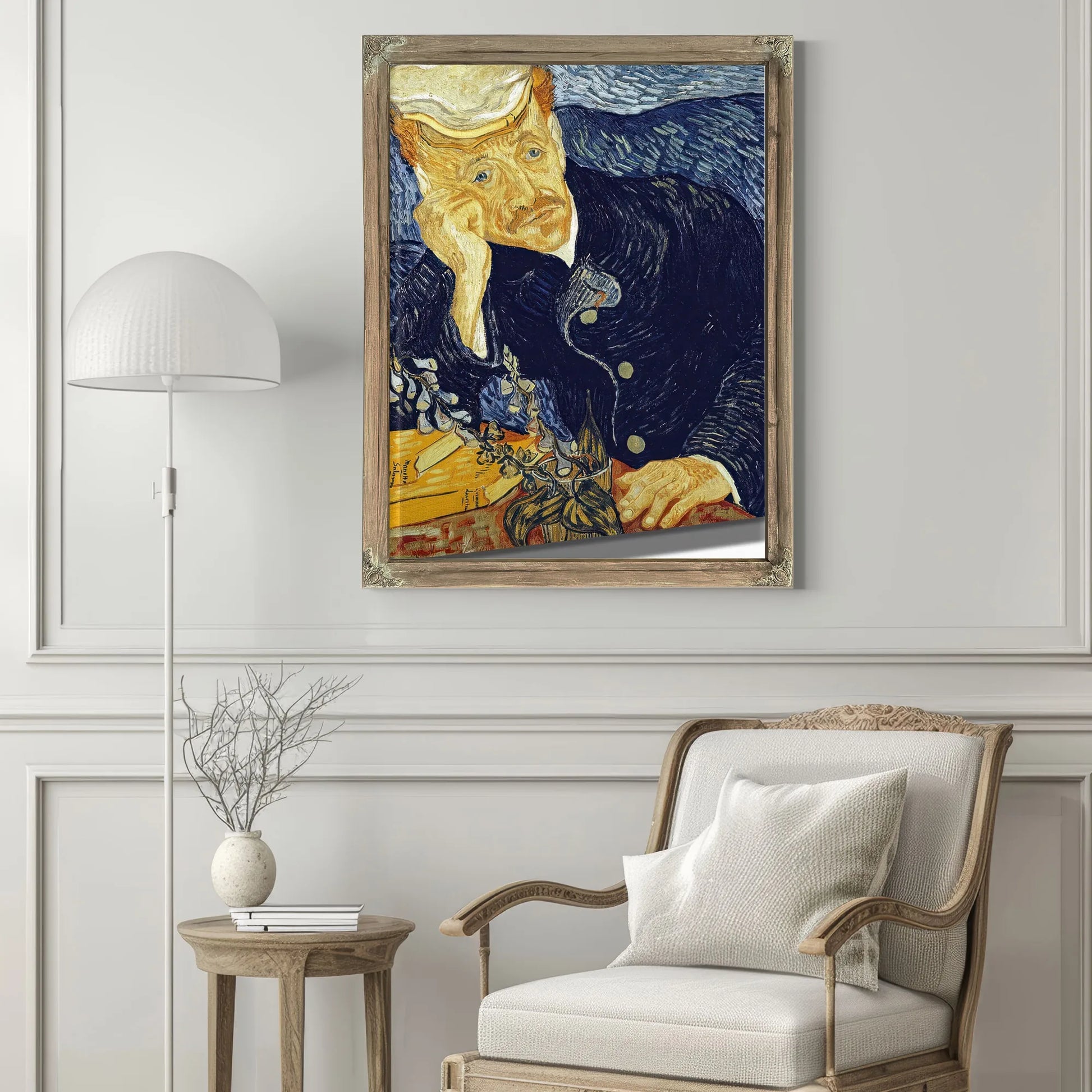 Portrait Of Dr. Gachet By Vincent Van Gogh Fine Art Print
