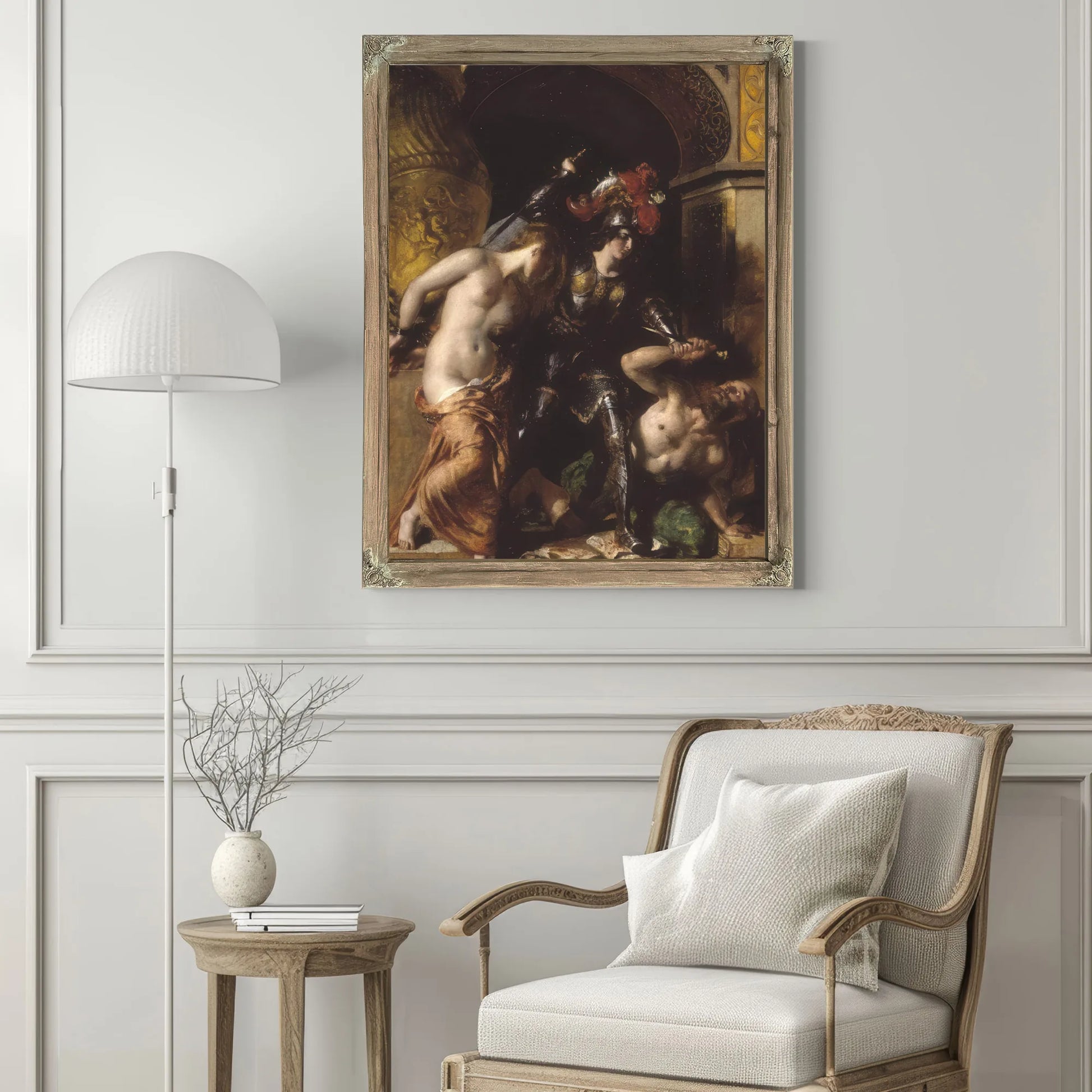 Britomart Redeems Faire Amoret By William Etty Fine Art Print