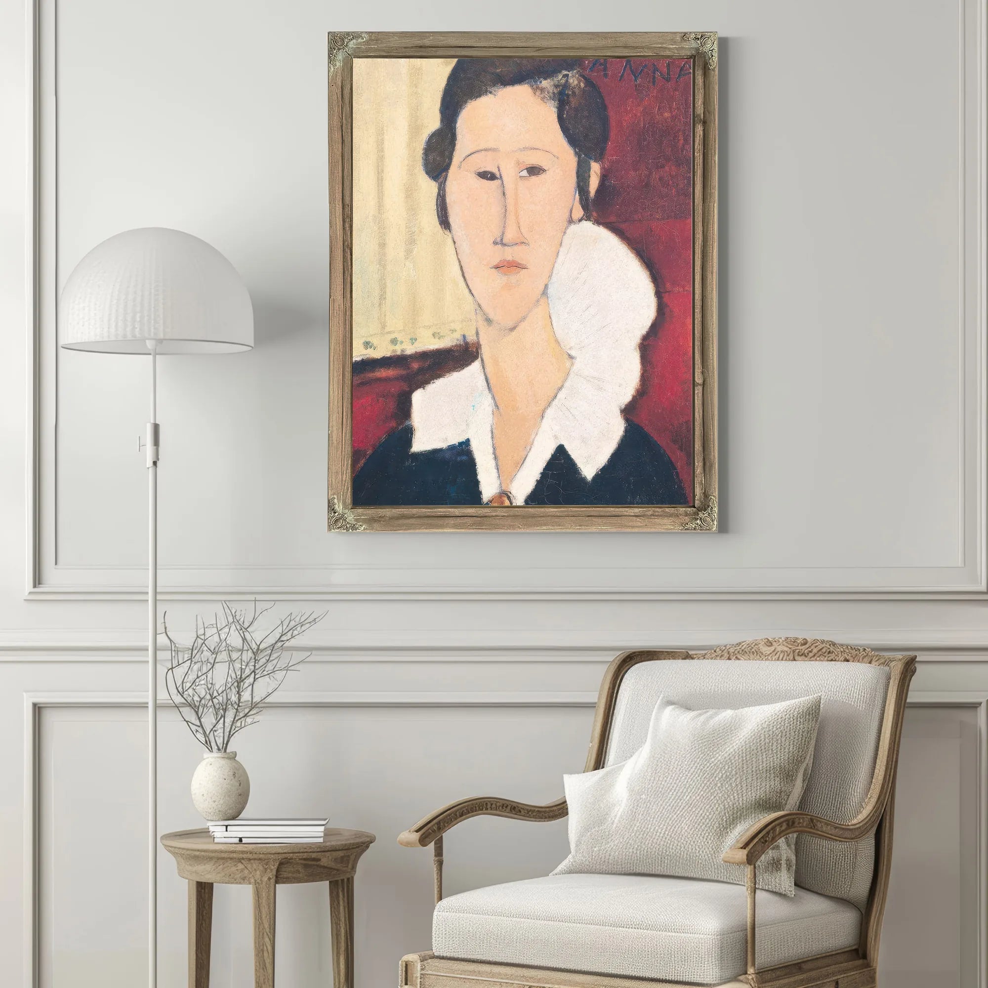 Portrait Of Madame Hanka Zborowska By Amedeo Modigliani Fine Art Print